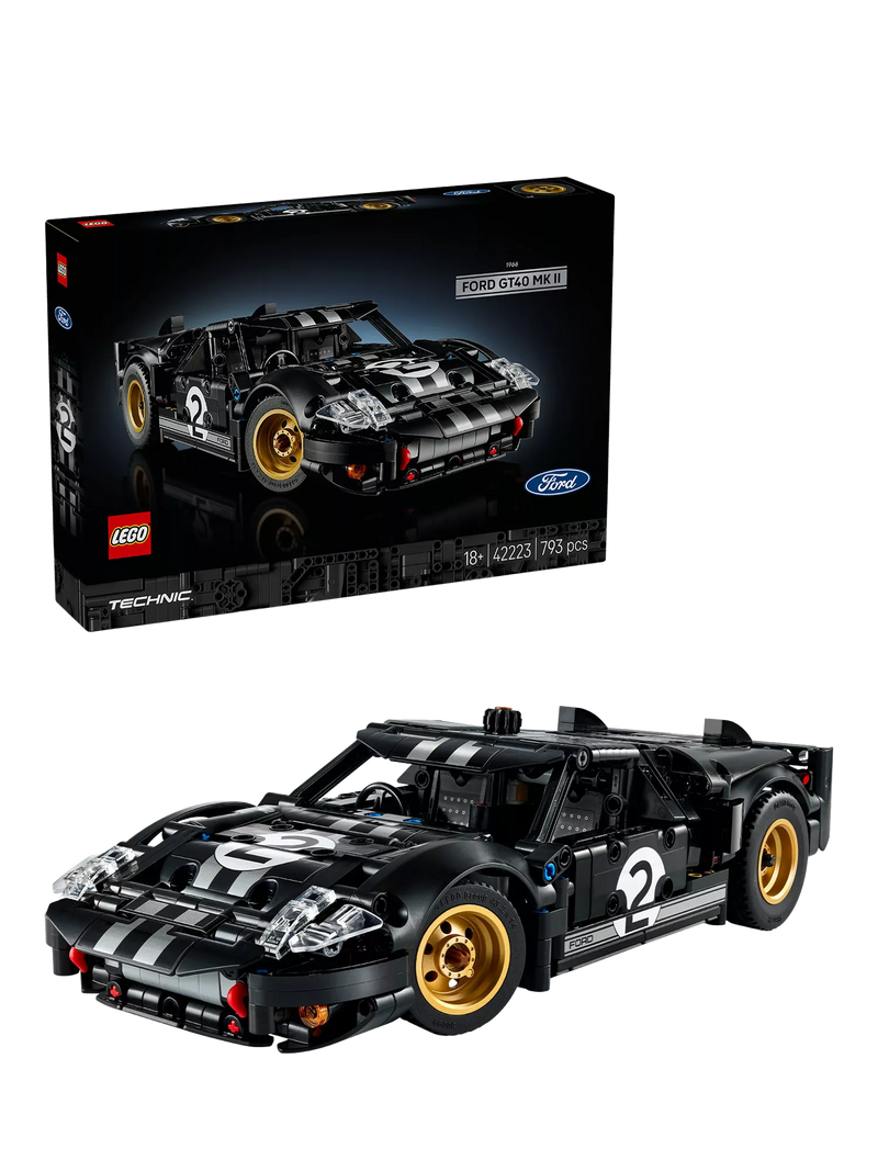LEGO Technic 1966 Ford GT40 MKII model kit 793 pieces (British brand)