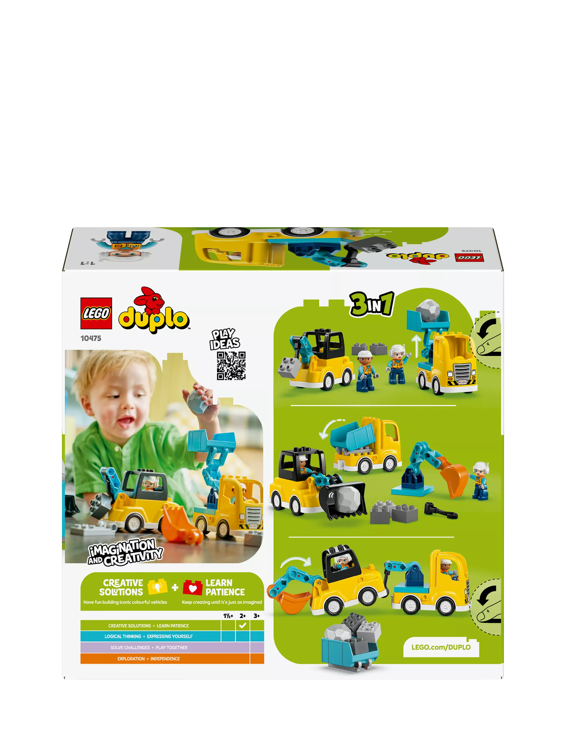 LEGO DUPLO construction vehicles 3-in-1 22 pieces - British product