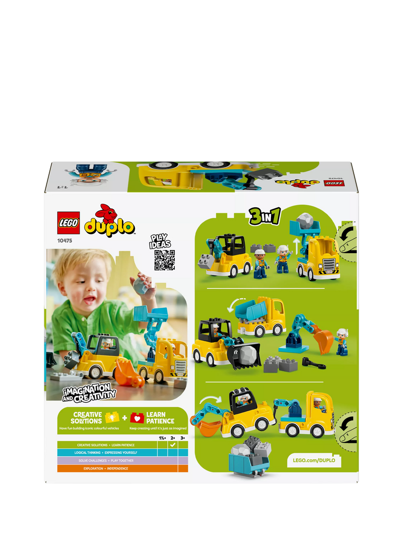 LEGO DUPLO construction vehicles 3-in-1 22 pieces - British product