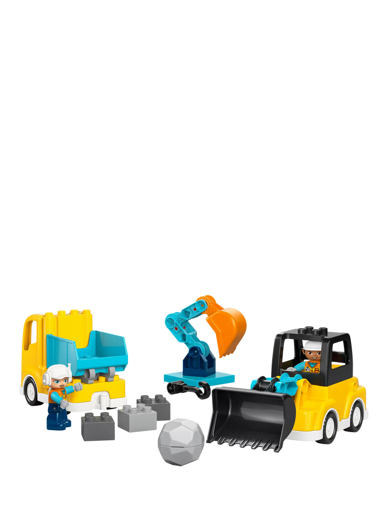 LEGO DUPLO construction vehicles 3-in-1 22 pieces - British product
