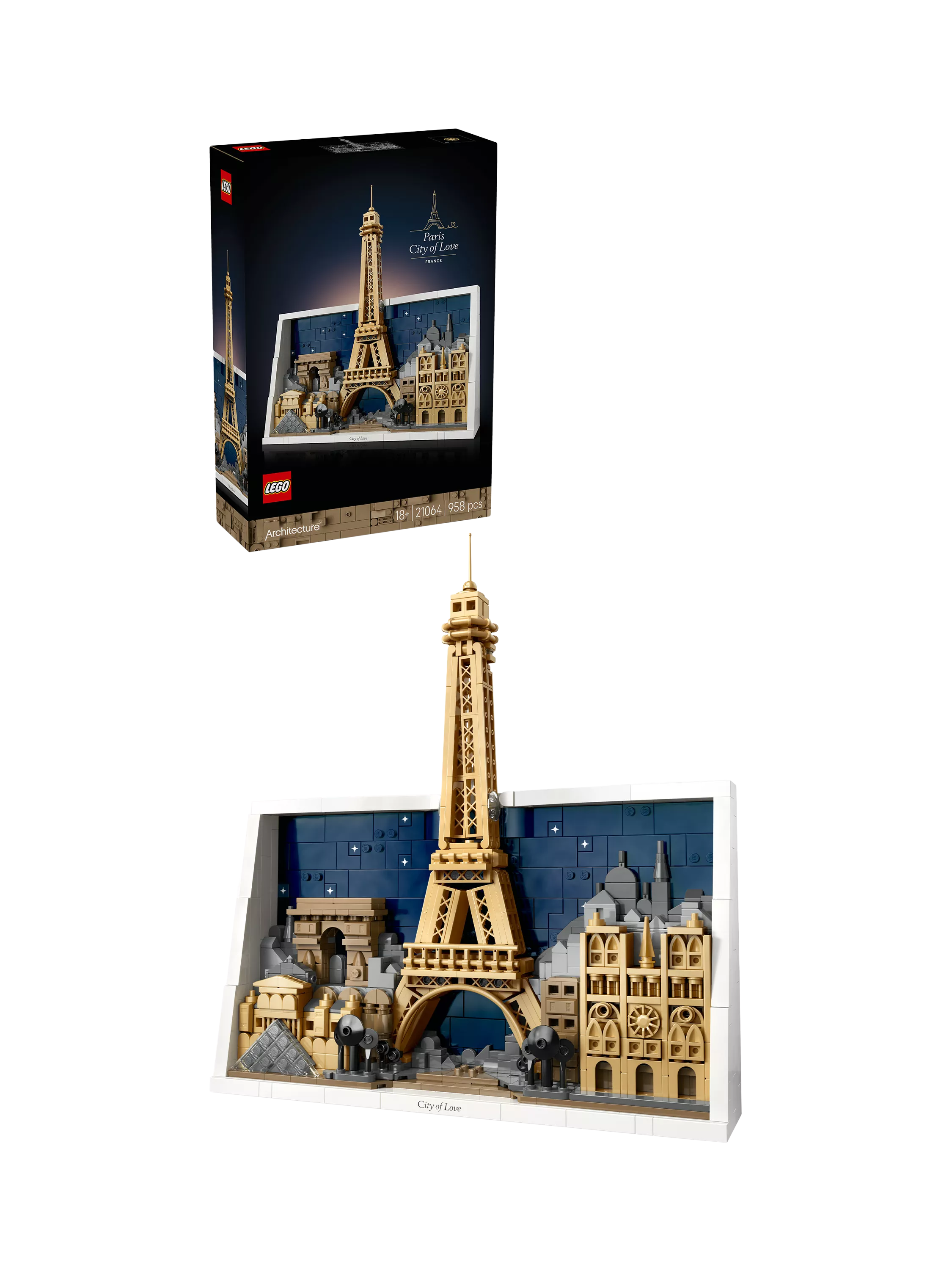 LEGO 21064 Paris City of Love building set - British product