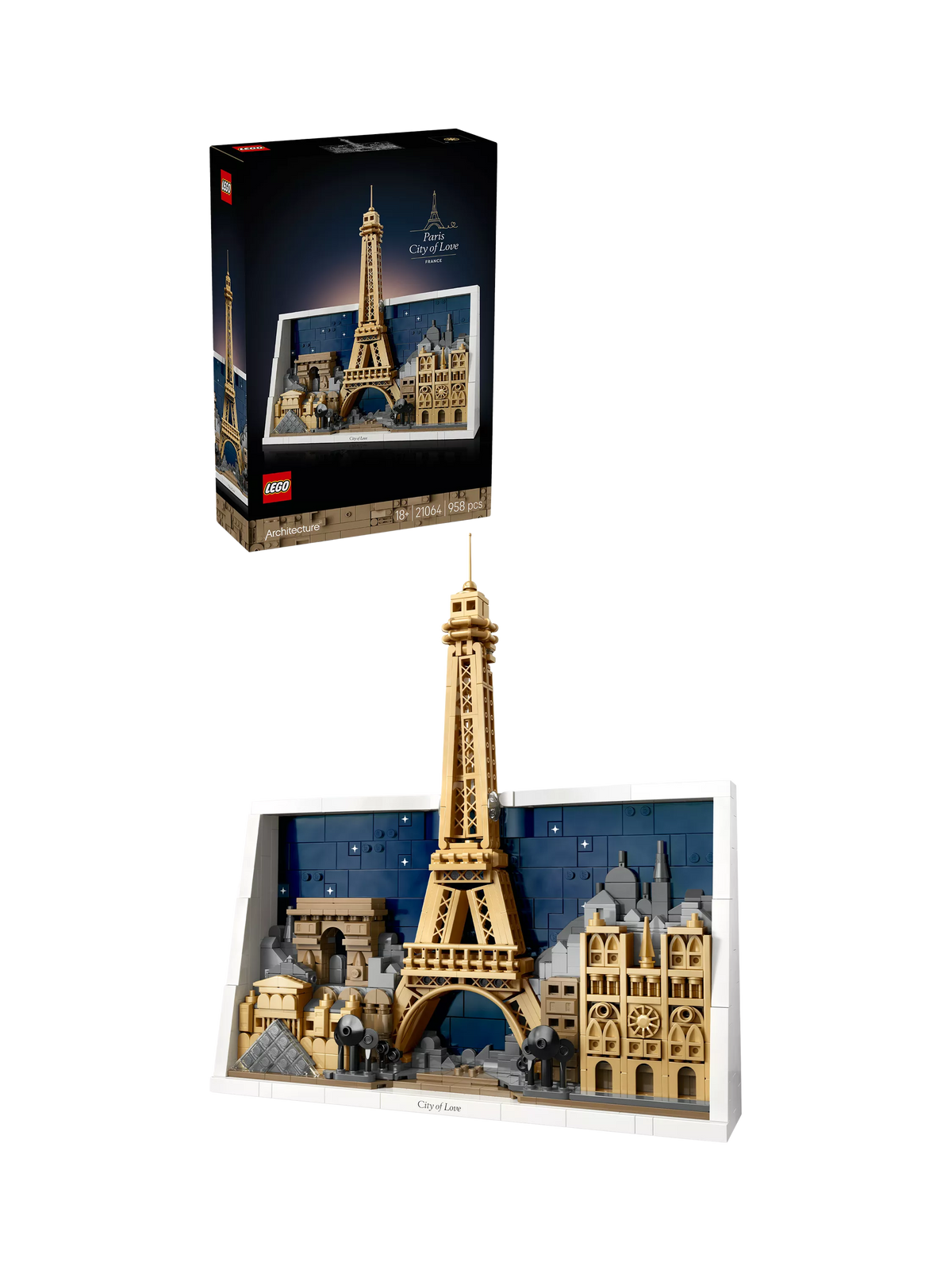 LEGO 21064 Paris City of Love building set - British product