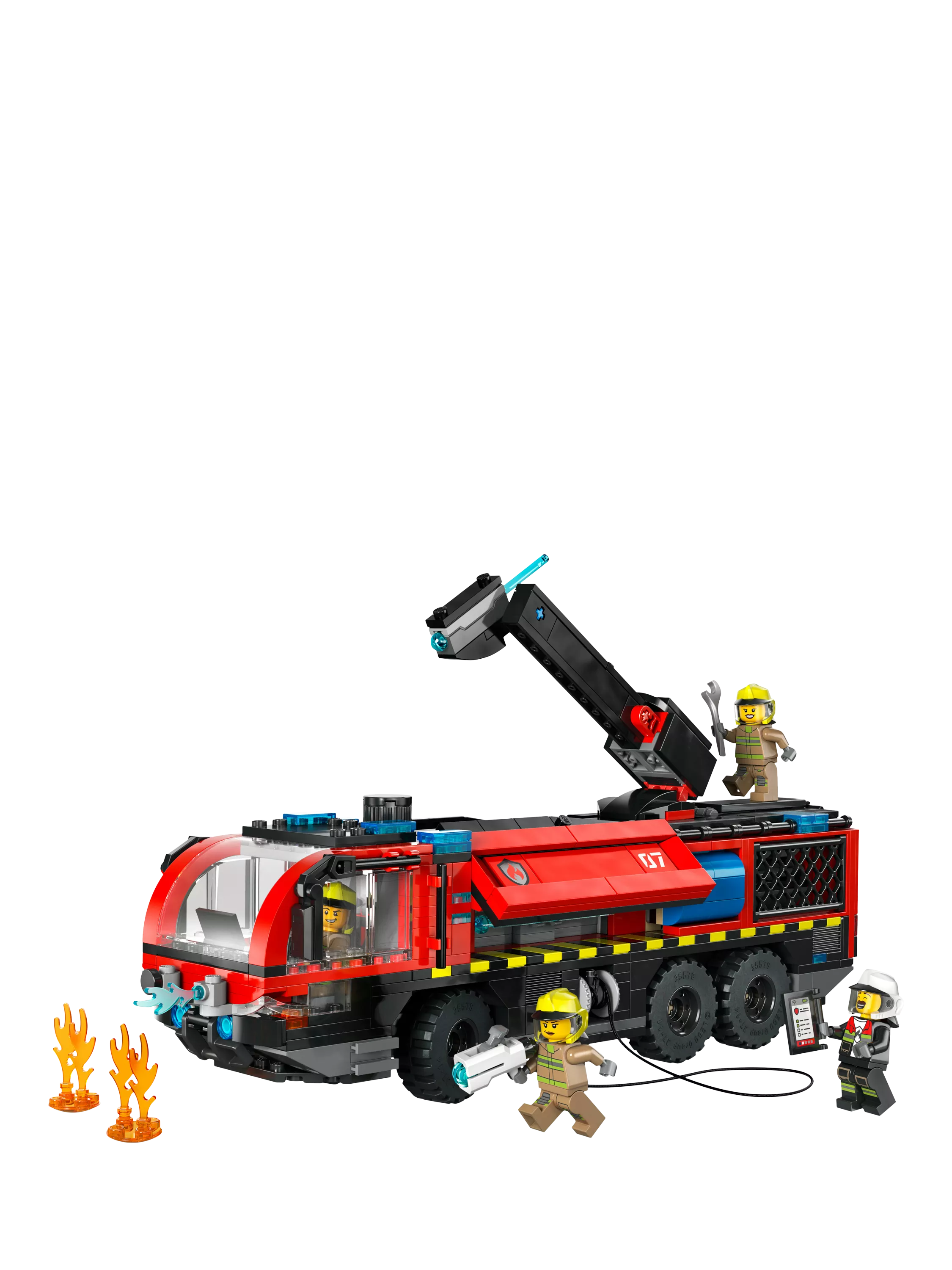 LEGO City Airport Fire Engine building set 691 pieces (British brand)