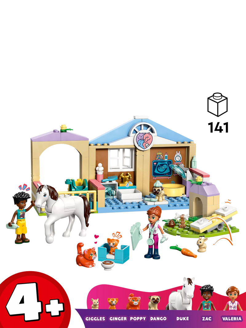 LEGO Friends 42696 Vet Clinic toy, UK version