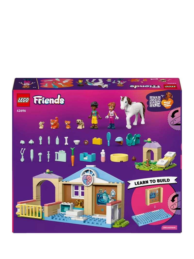 LEGO Friends 42696 Vet Clinic toy, UK version