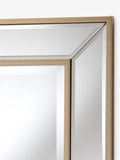 Yearn bevelled glass rectangular wall mirror 105x77cm, UK version