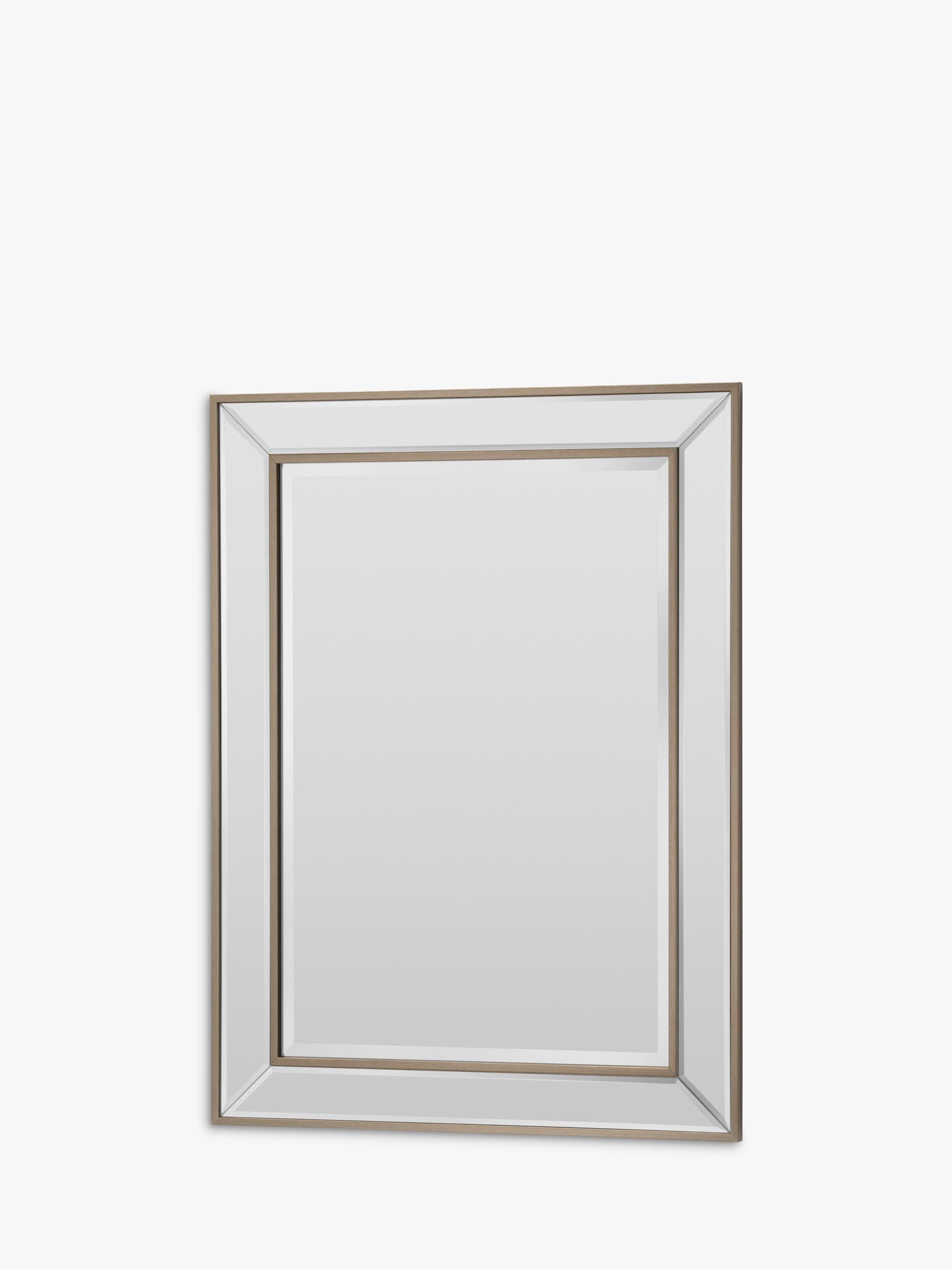 Yearn bevelled glass rectangular wall mirror 105x77cm, UK version