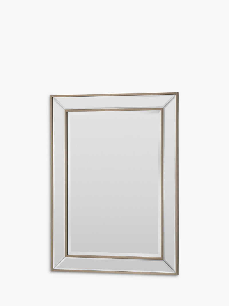 Yearn bevelled glass rectangular wall mirror 105x77cm, UK version