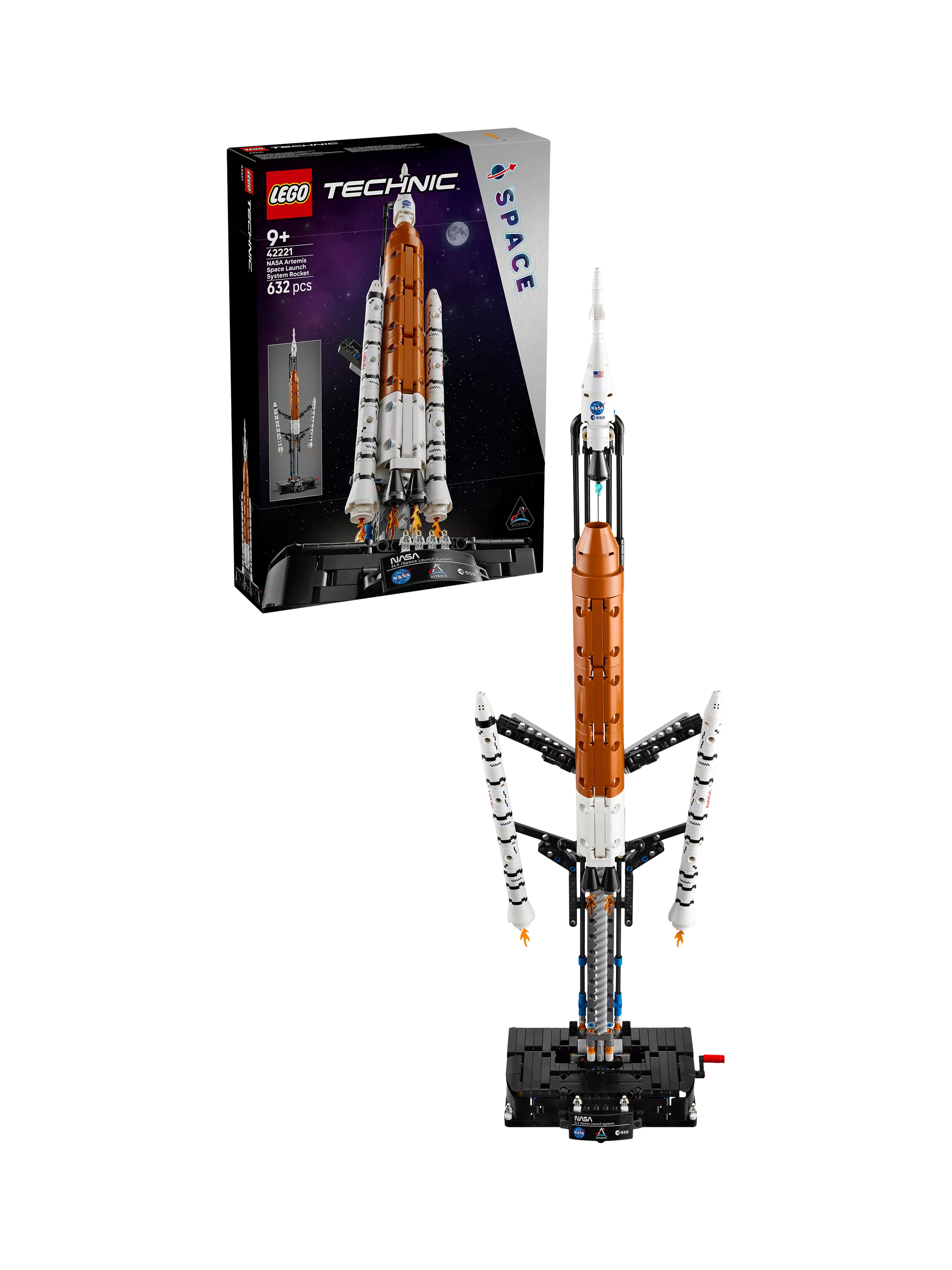 LEGO Technic NASA Artemis space rocket set 632 pieces - British product