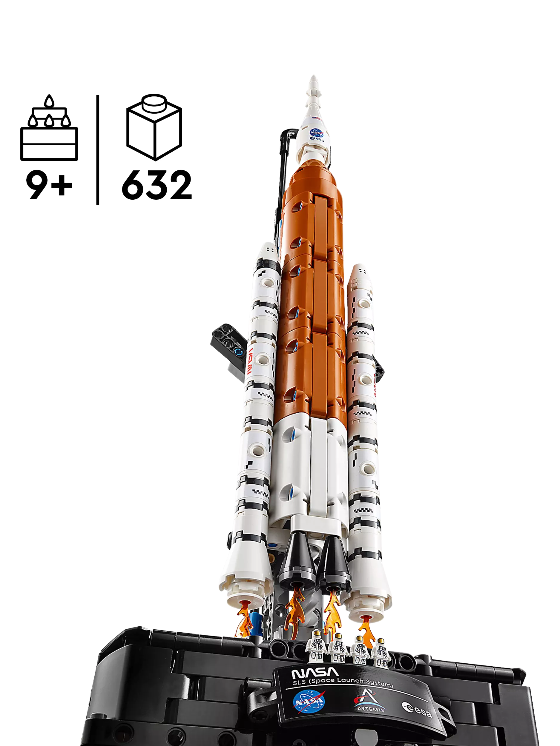 LEGO Technic NASA Artemis space rocket set 632 pieces - British product