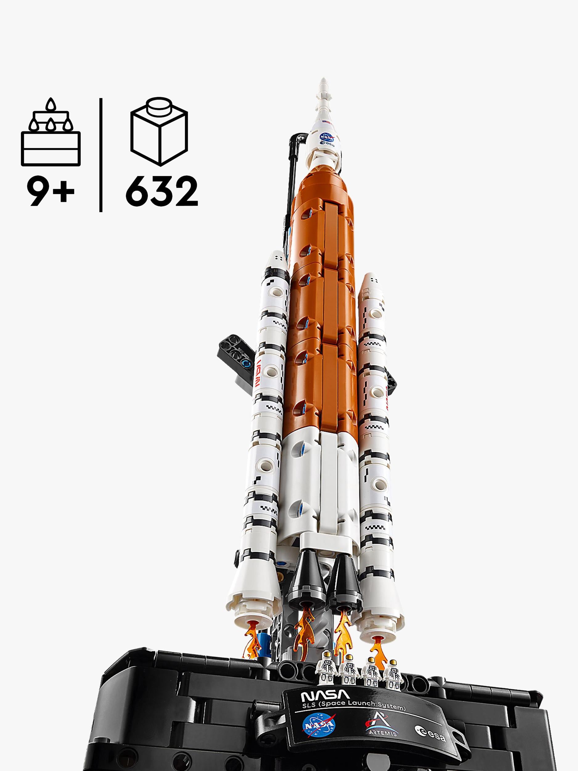 LEGO Technic NASA Artemis space rocket set 632 pieces - British product