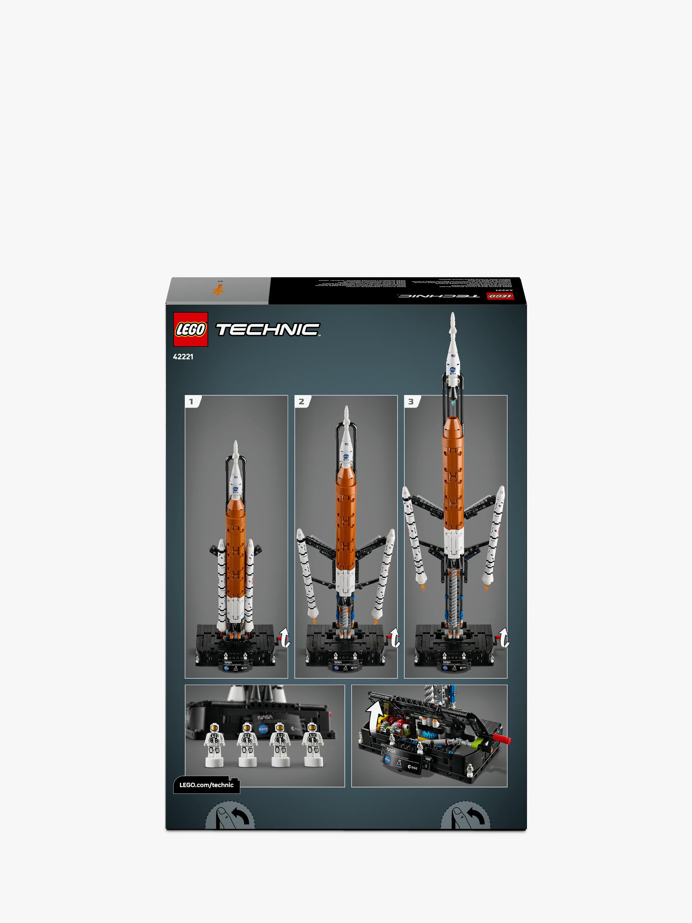 LEGO Technic NASA Artemis space rocket set 632 pieces - British product