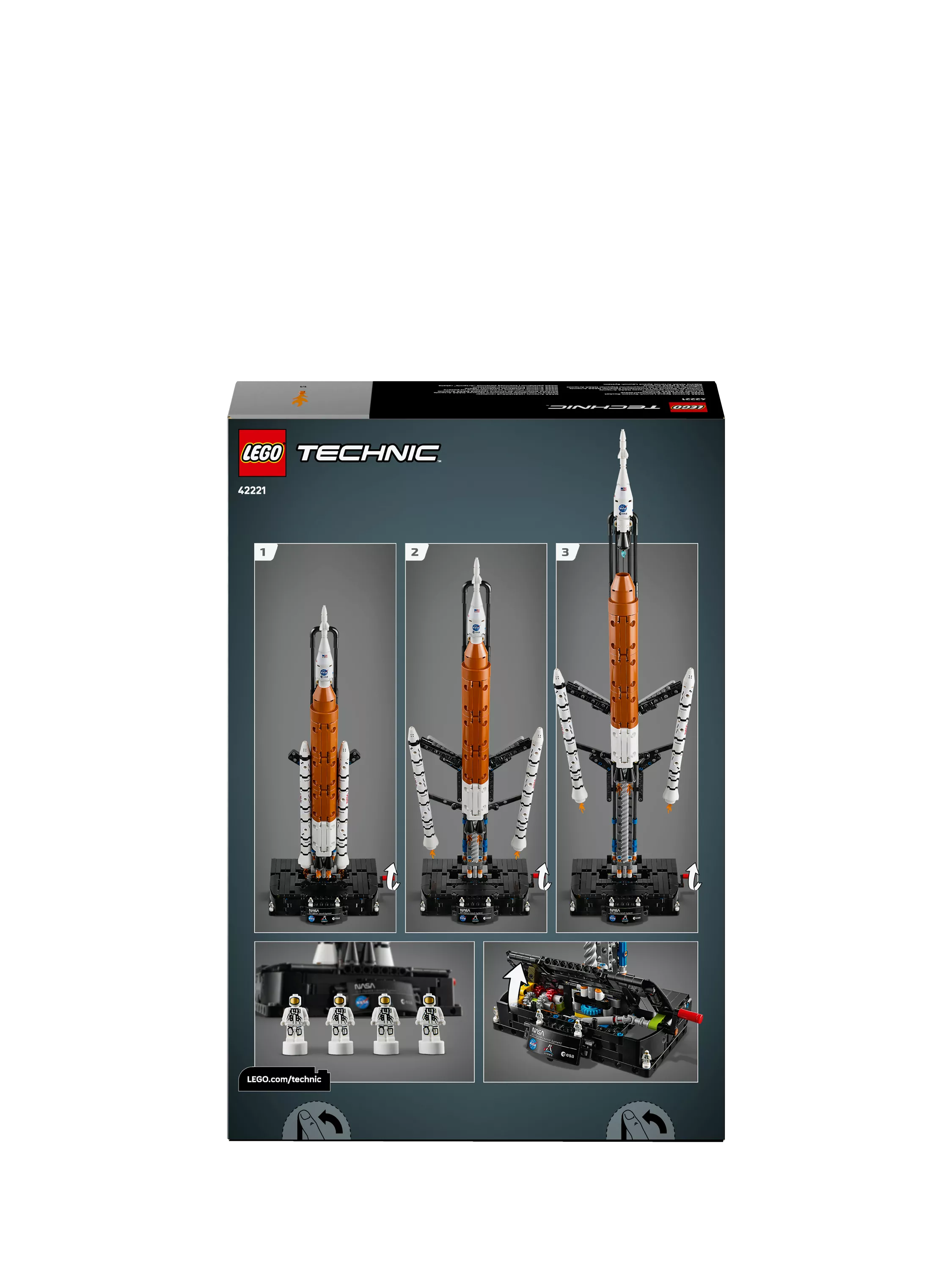 LEGO Technic NASA Artemis space rocket set 632 pieces - British product