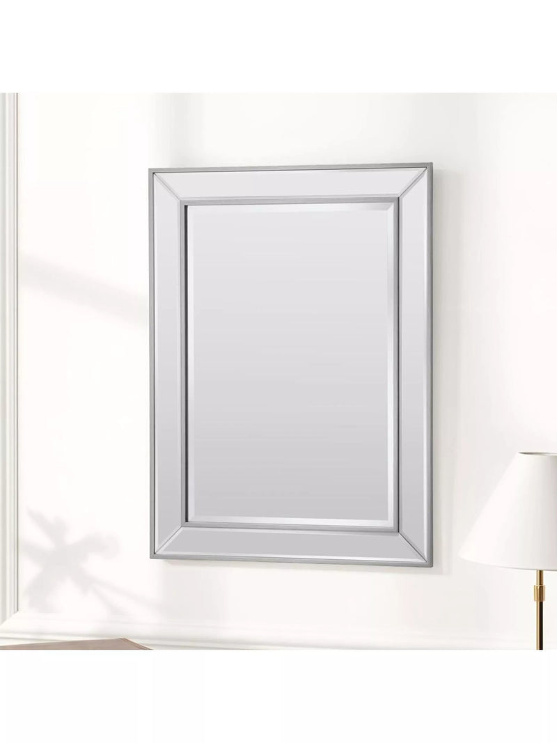 Yearn Bevelled Glass Rectangular Wall Mirror