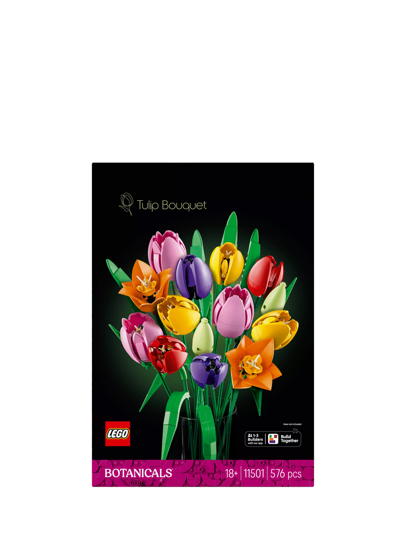 LEGO Botanicals Tulip Bouquet 576-piece set, UK version