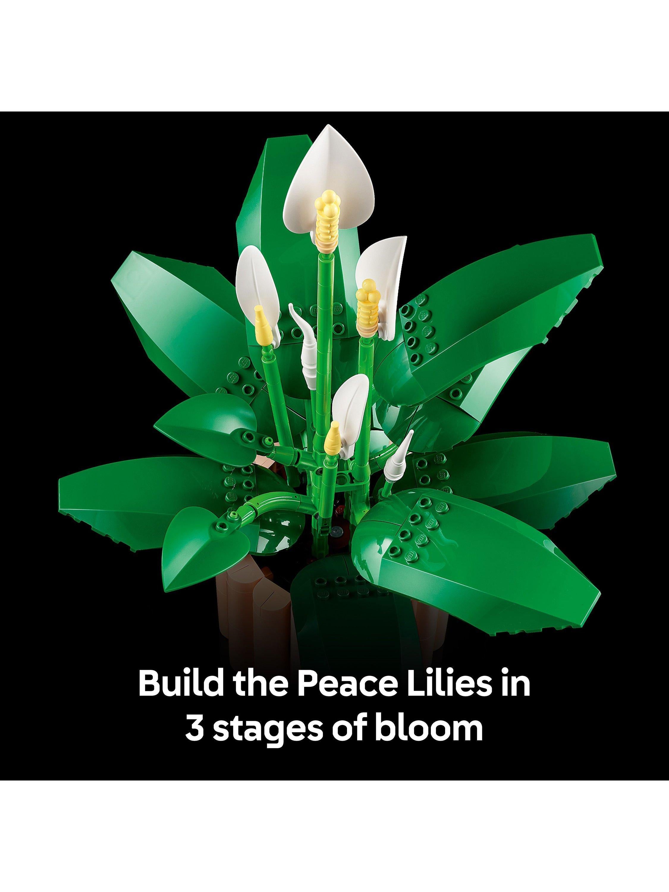 LEGO Botanicals Peace Lily building set 474 pieces - British product