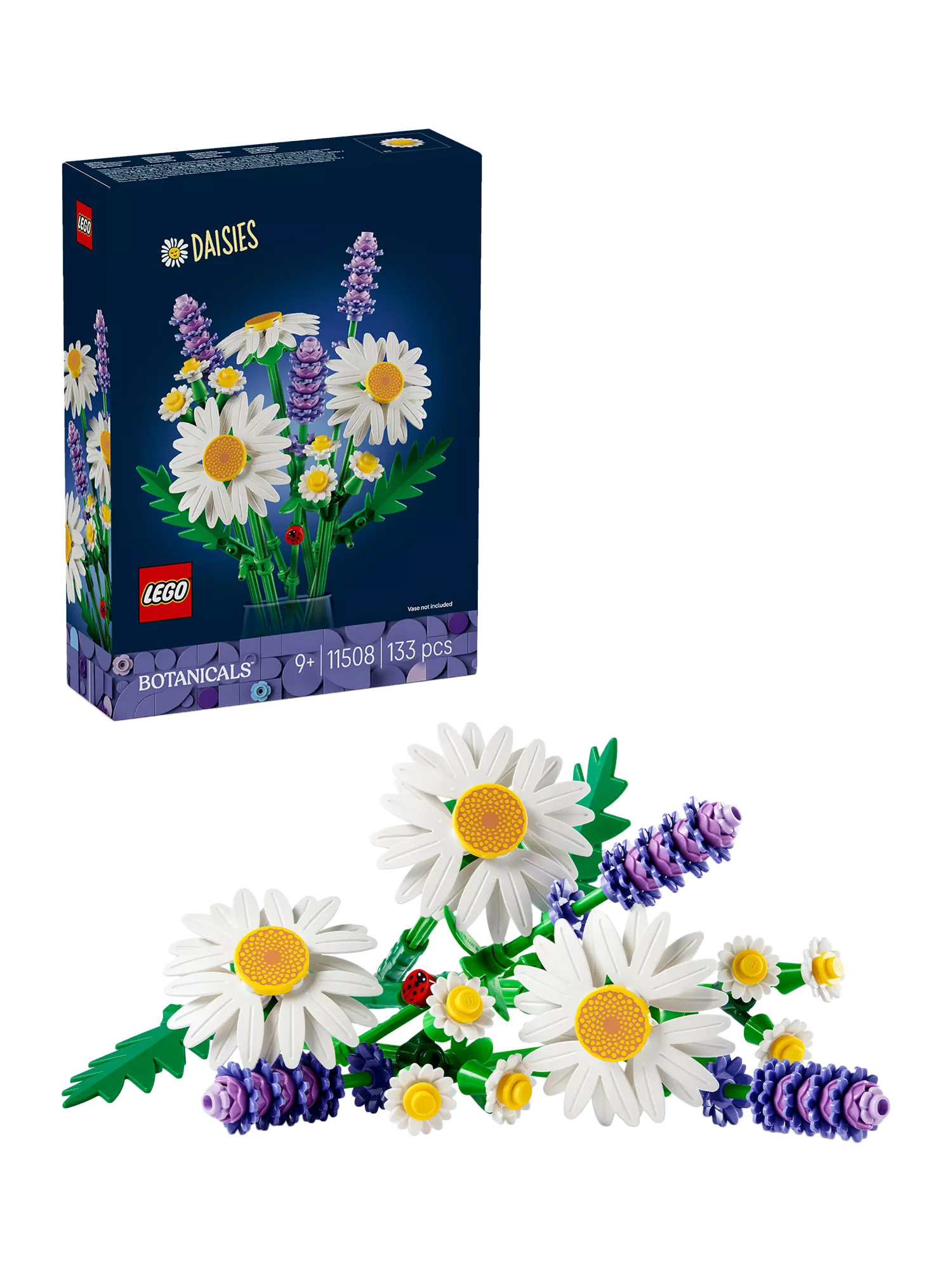 LEGO Botanicals Daisies artificial plant building set (British brand)