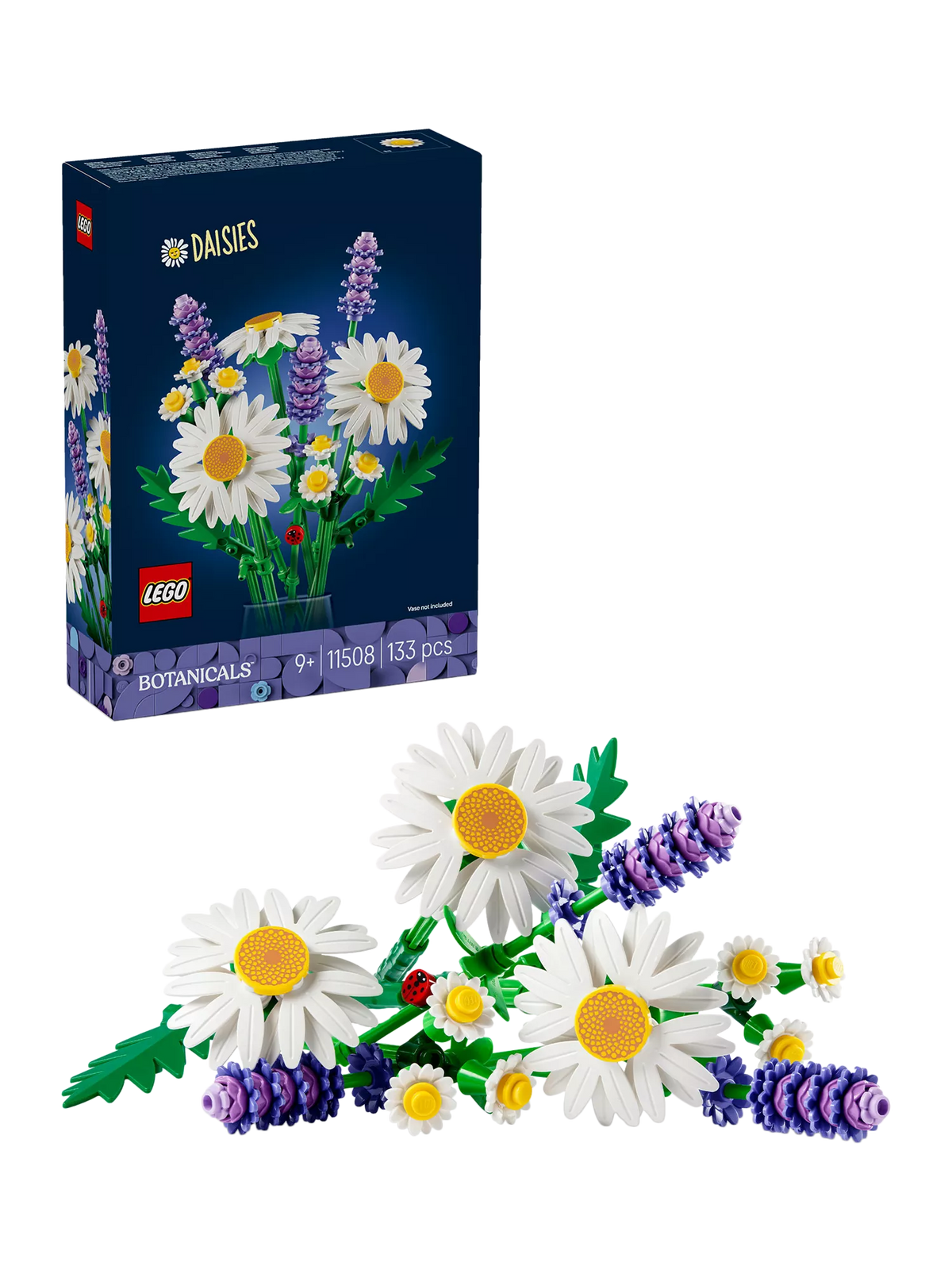 LEGO Botanicals Daisies artificial plant building set (British brand)