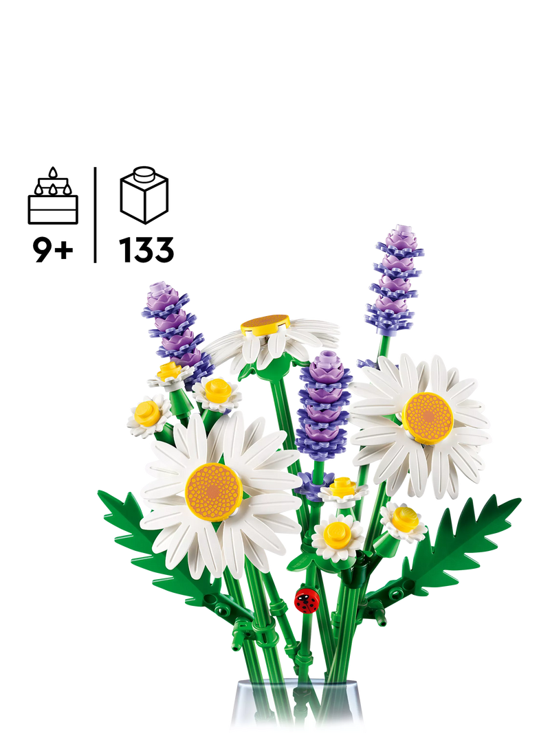 LEGO Botanicals Daisies artificial plant building set (British brand)