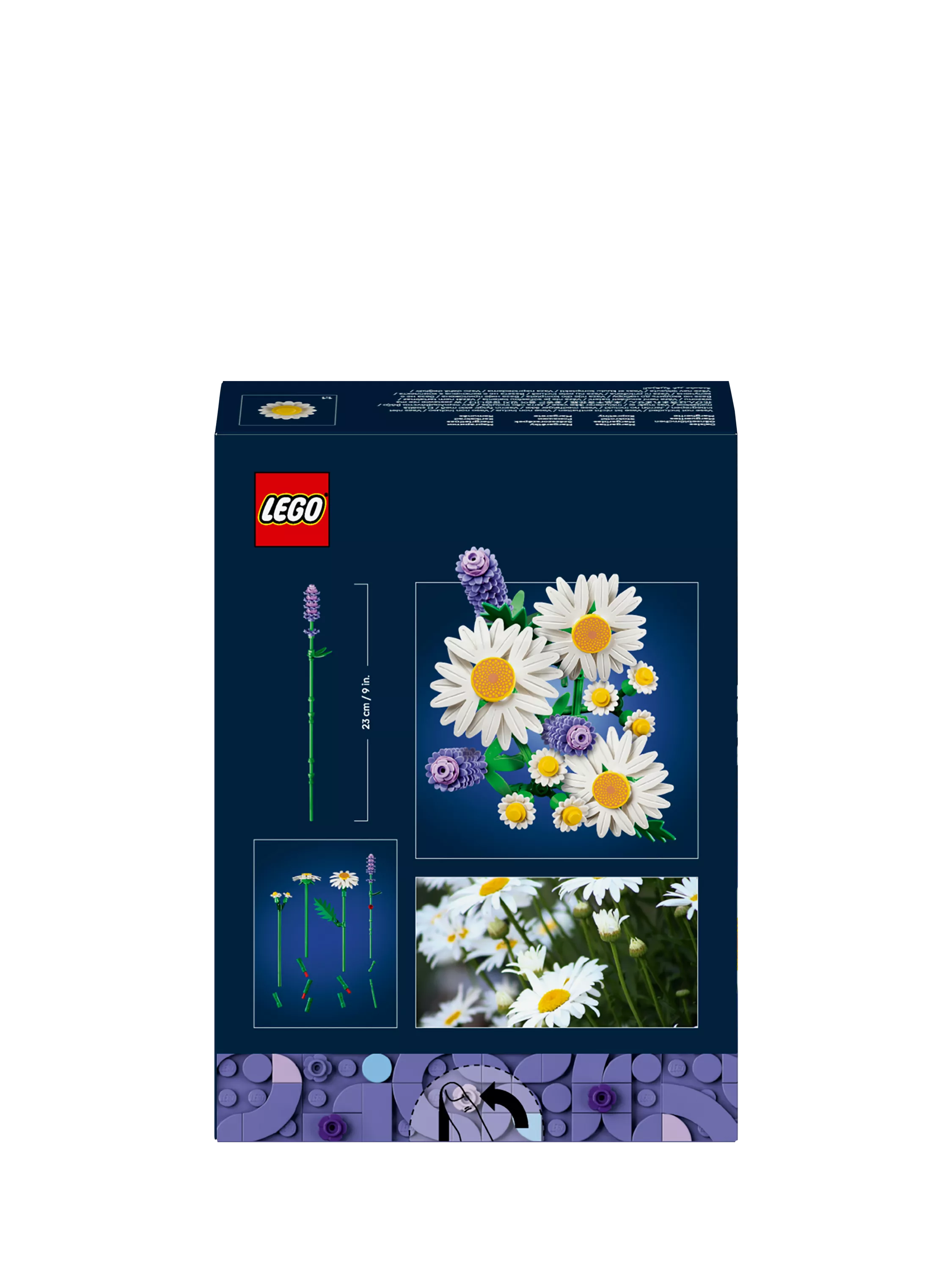 LEGO Botanicals Daisies artificial plant building set (British brand)