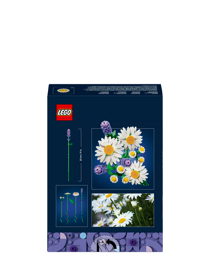 LEGO Botanicals Daisies artificial plant building set (British brand)