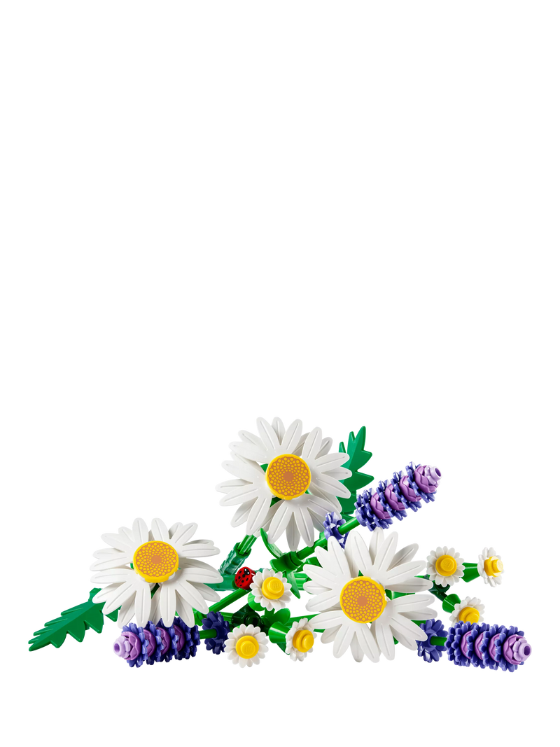 LEGO Botanicals Daisies artificial plant building set (British brand)