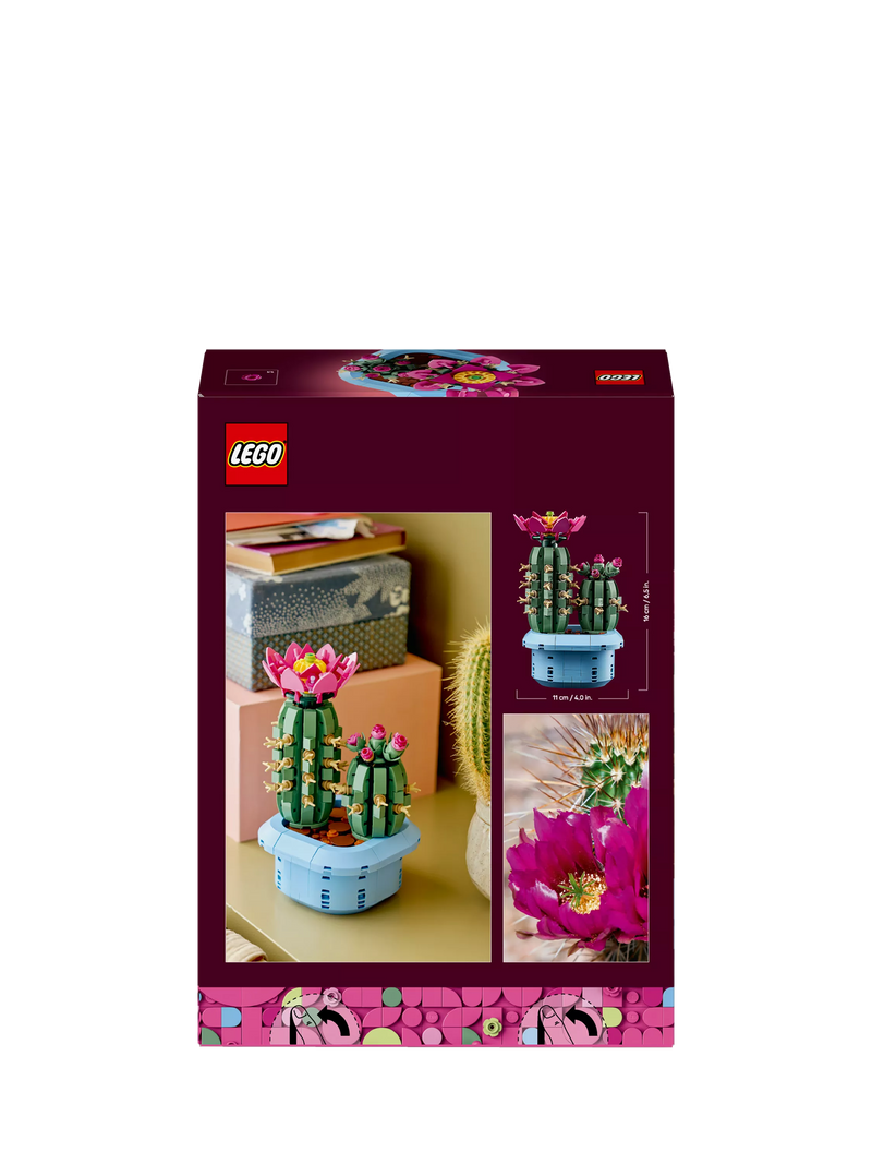 LEGO Botanicals Flowering Cactus building set 482 pieces - British product