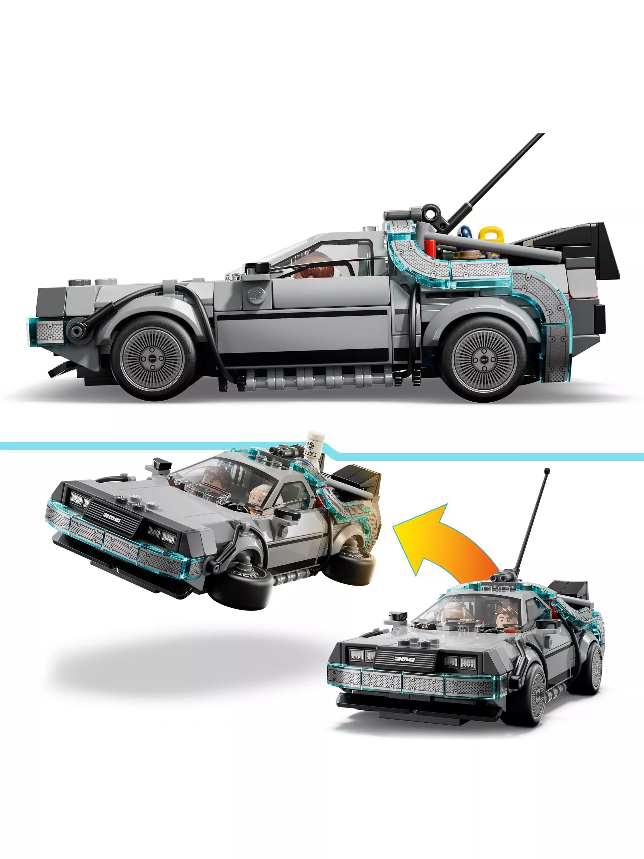 LEGO Time Machine construction set 357 pieces, UK version