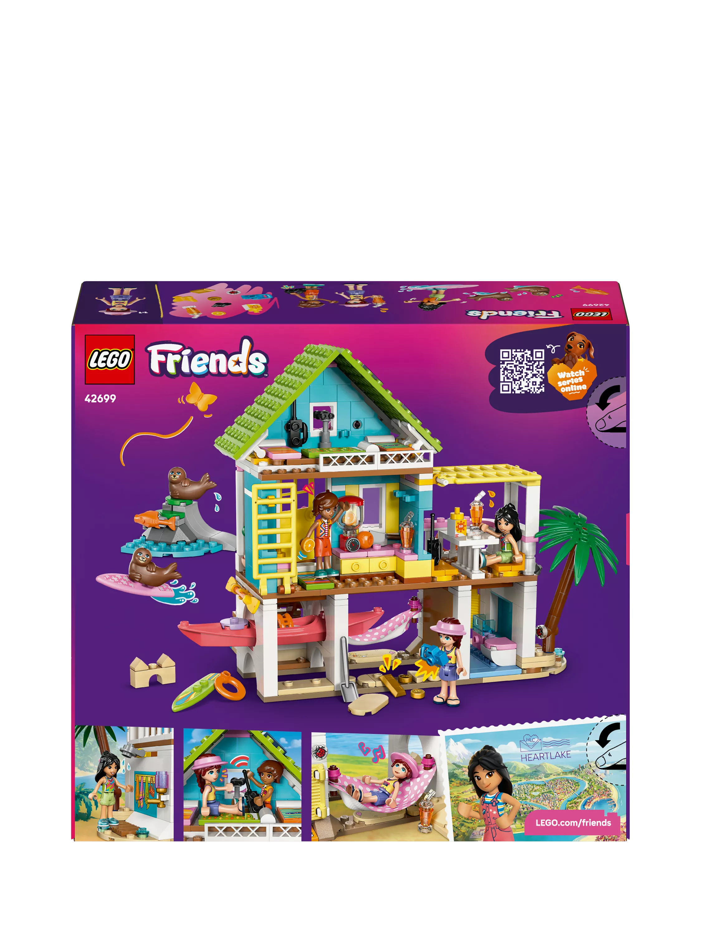 LEGO Friends Beach House building set 42699, imported from the UK