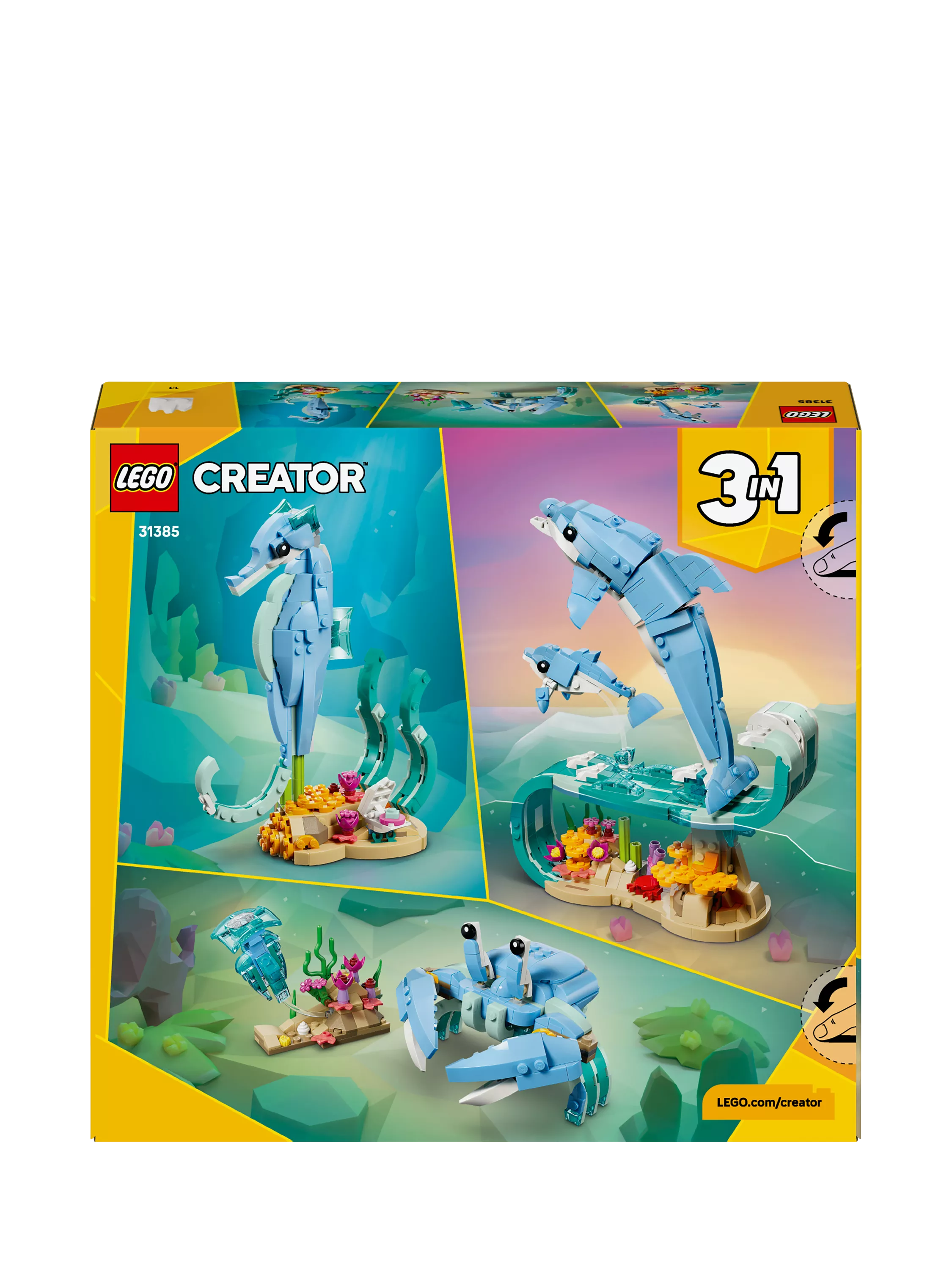 LEGO building set Sea Animals 3-in-1, imported from the UK