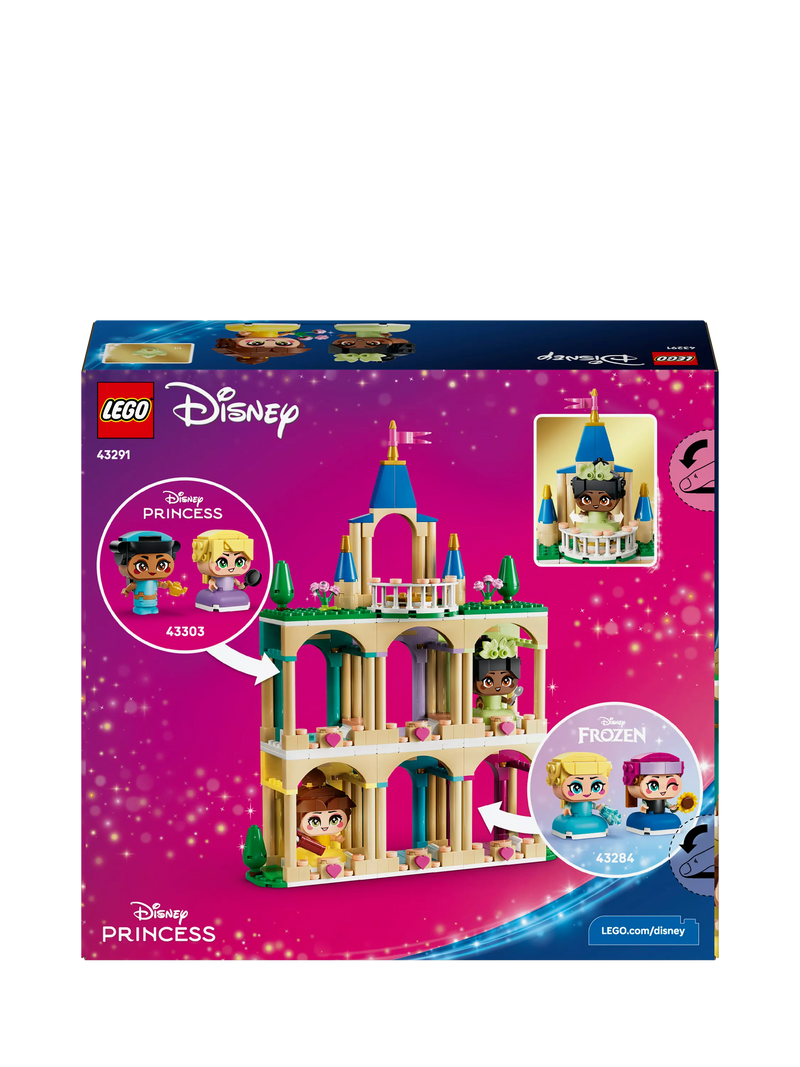LEGO Disney Princess Belle and Tiana mini dolls castle building set - British product