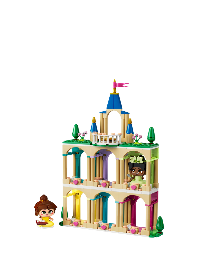 LEGO Disney Princess Belle and Tiana mini dolls castle building set - British product