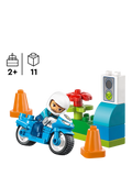 LEGO DUPLO blue police motorcycle playset 10471 - British product
