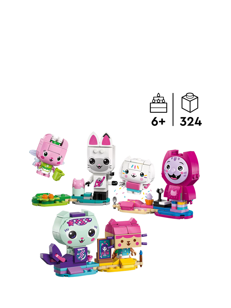 LEGO Gabby's Dollhouse cat friends building set - British product