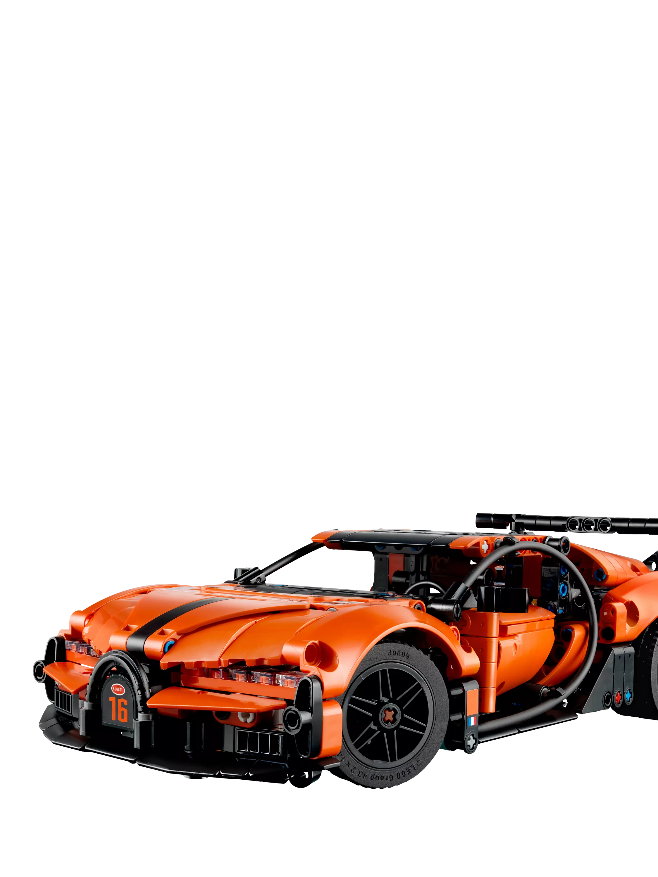 LEGO Technic Bugatti Chiron Pur Sport Hypercar 771-piece building set - British product