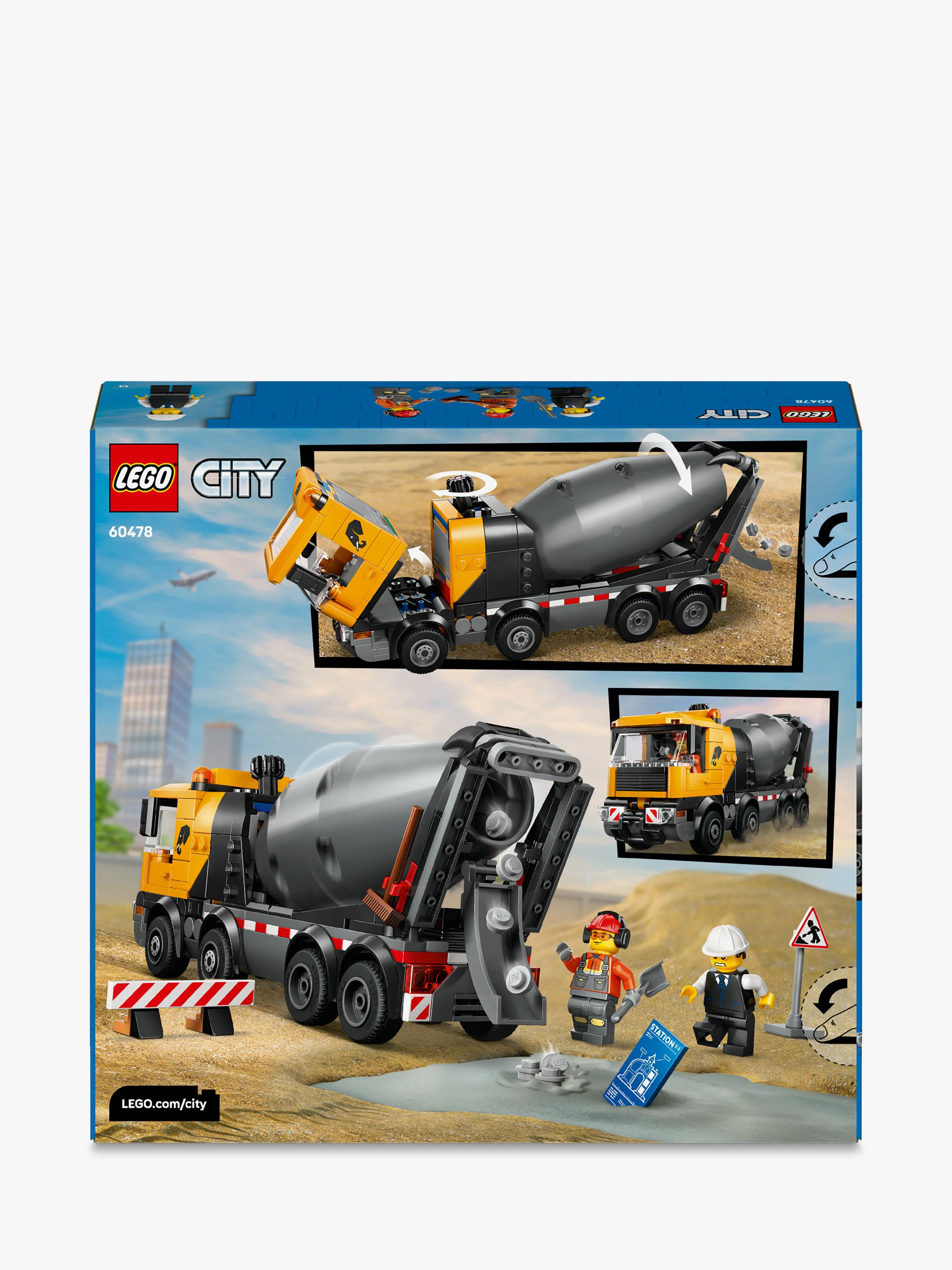 LEGO City Cement Mixer building set for kids 7+ (British brand)