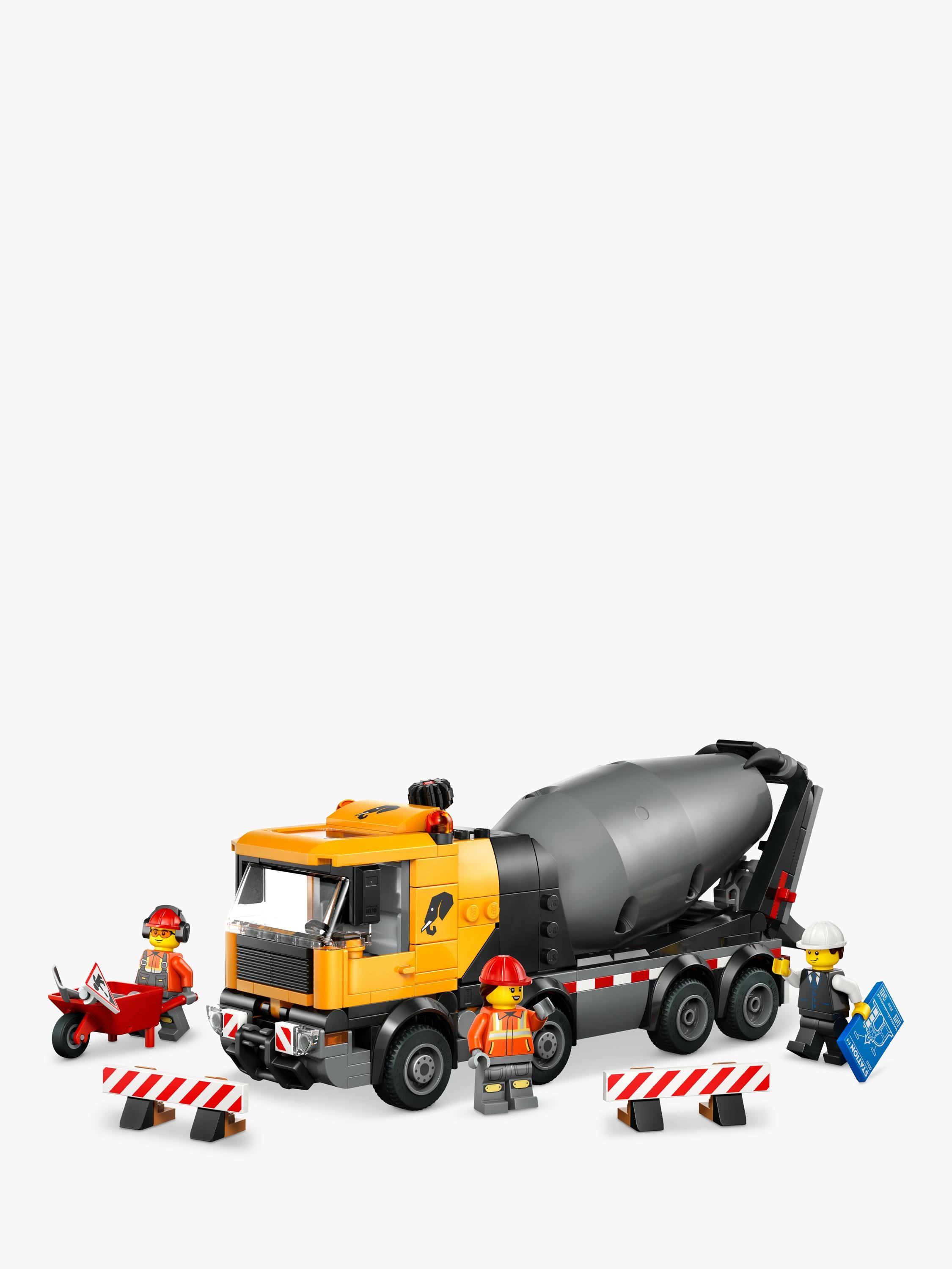 LEGO City Cement Mixer building set for kids 7+ (British brand)
