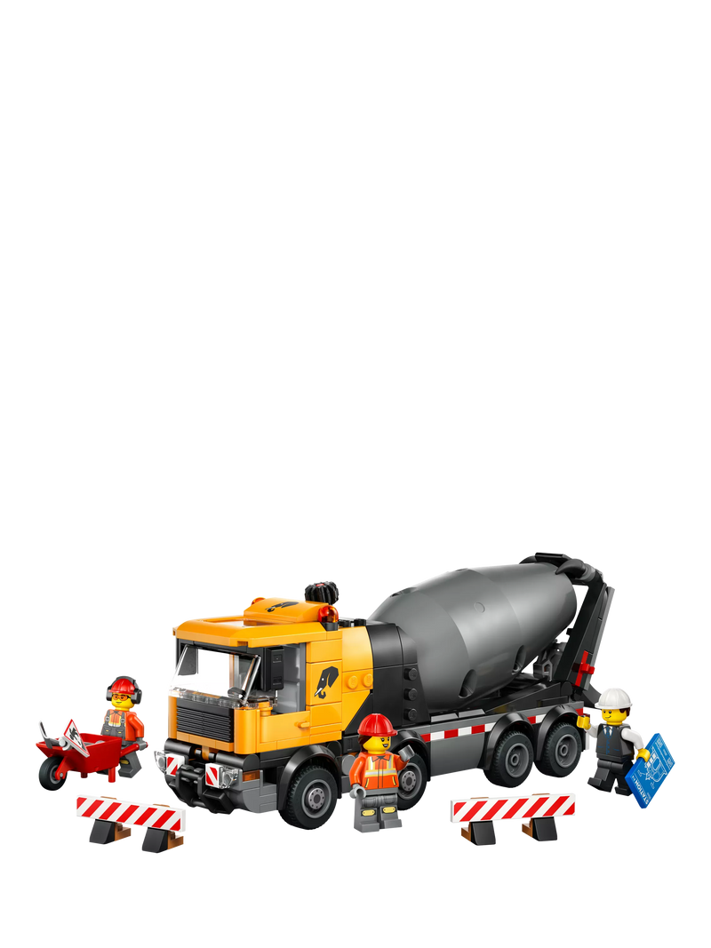 LEGO City Cement Mixer building set for kids 7+ (British brand)