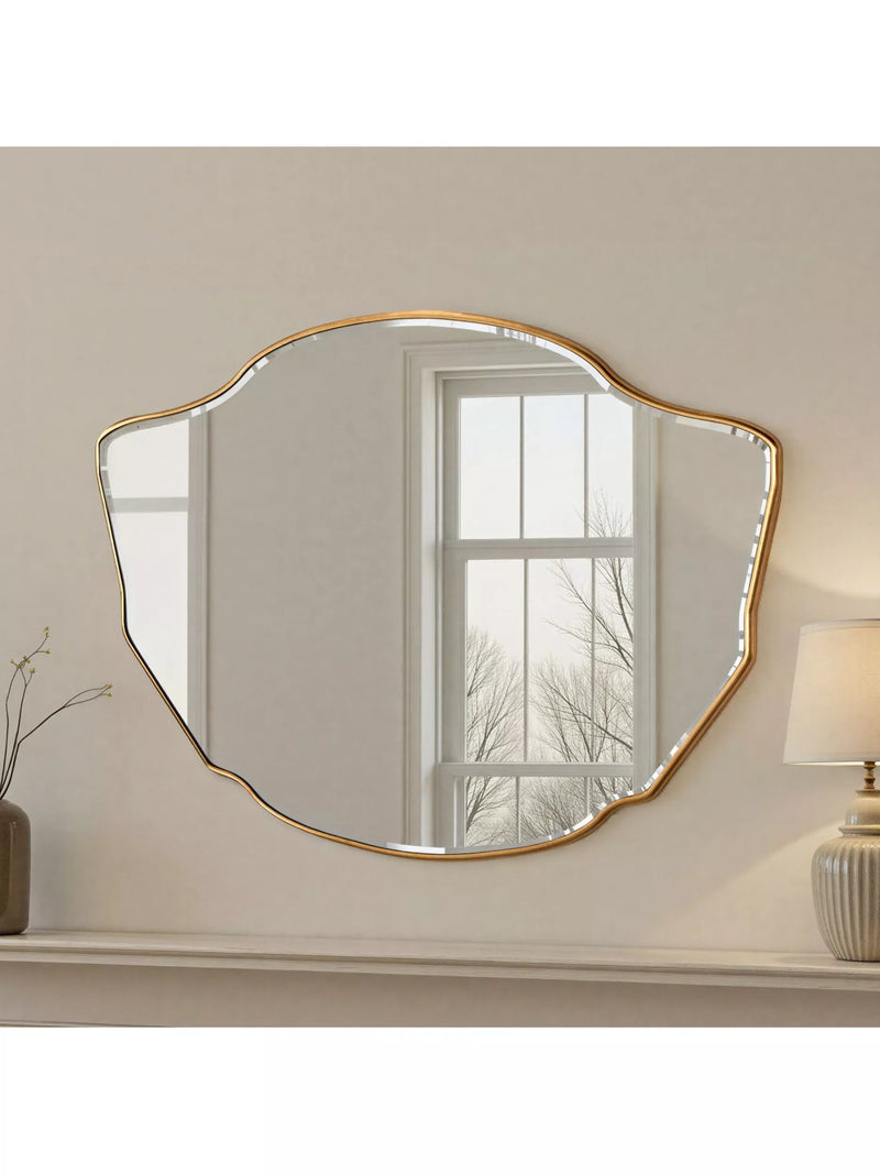 Yearn Celeste wall mirror gold 80x120cm - British product