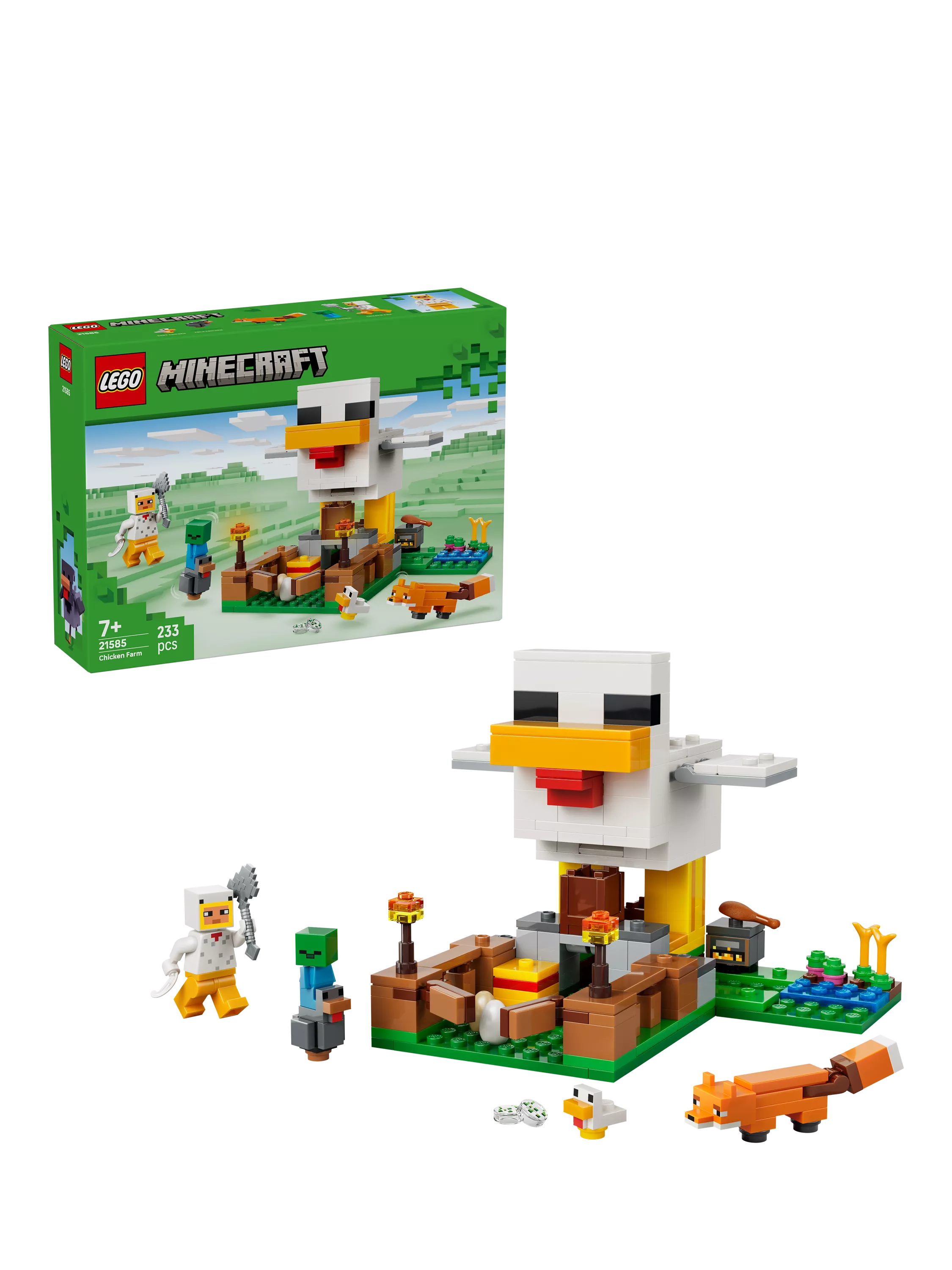 LEGO Minecraft Chicken Farm building toy (British brand)
