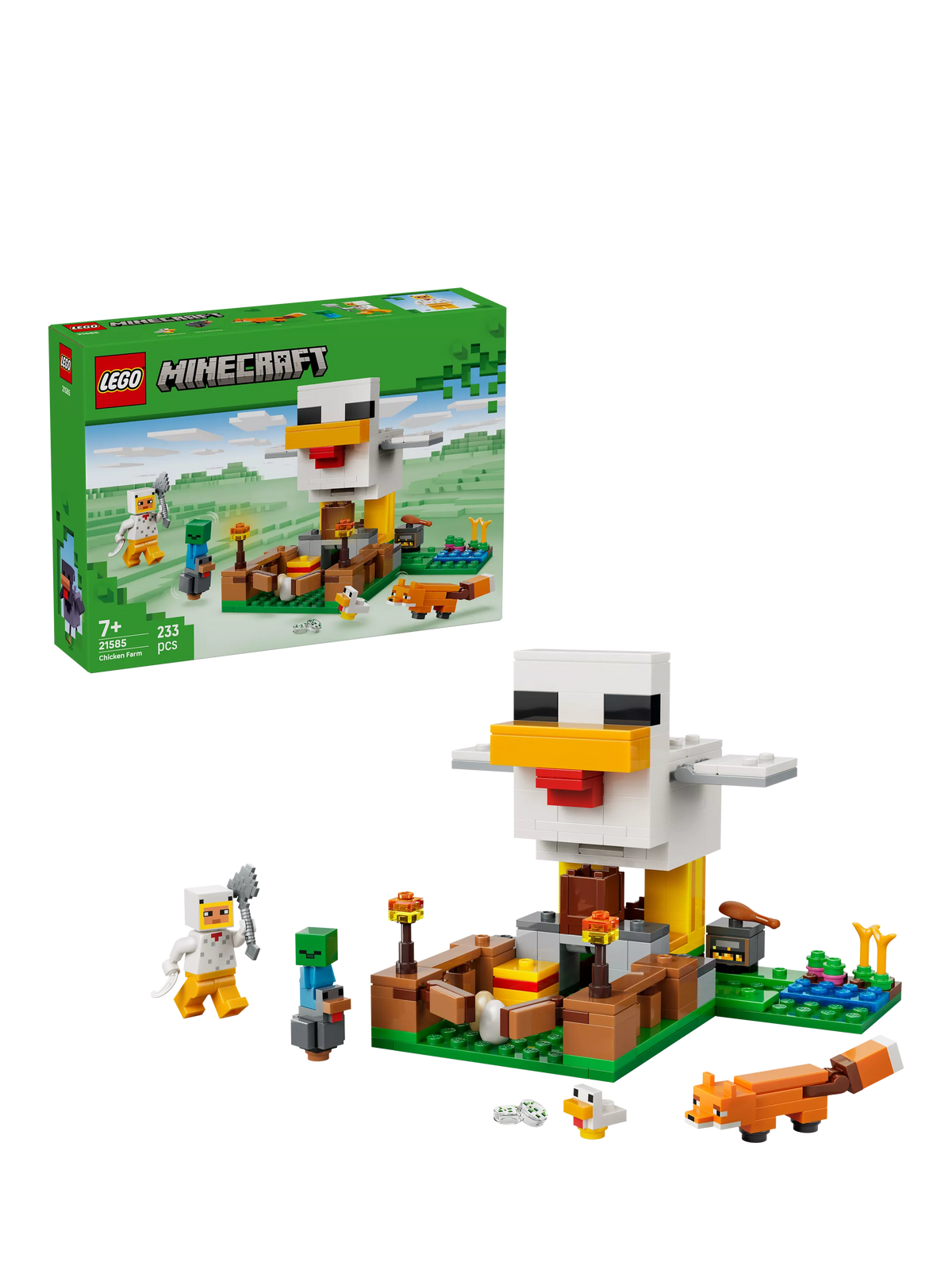 LEGO Minecraft Chicken Farm building toy (British brand)