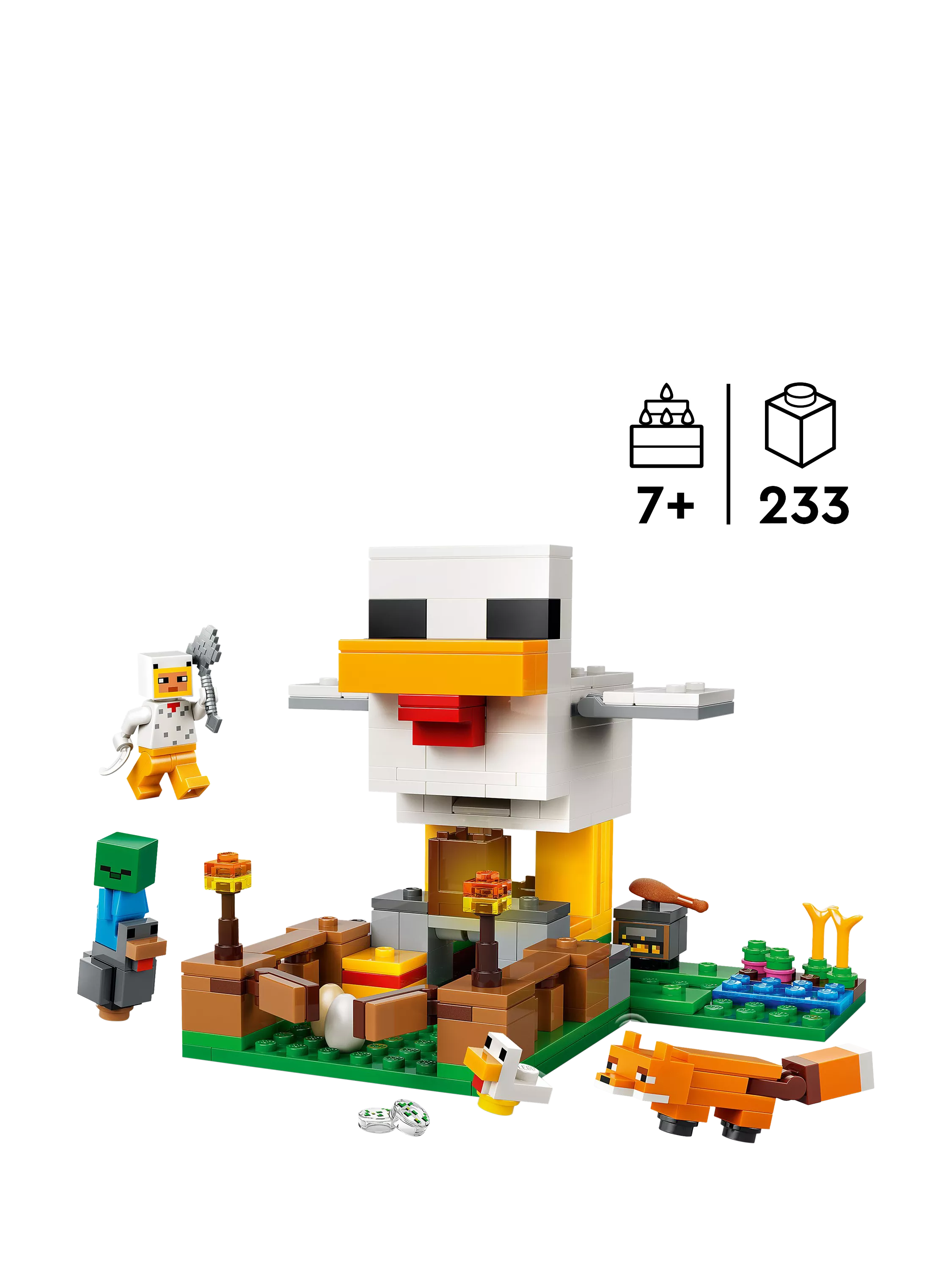 LEGO Minecraft Chicken Farm building toy (British brand)