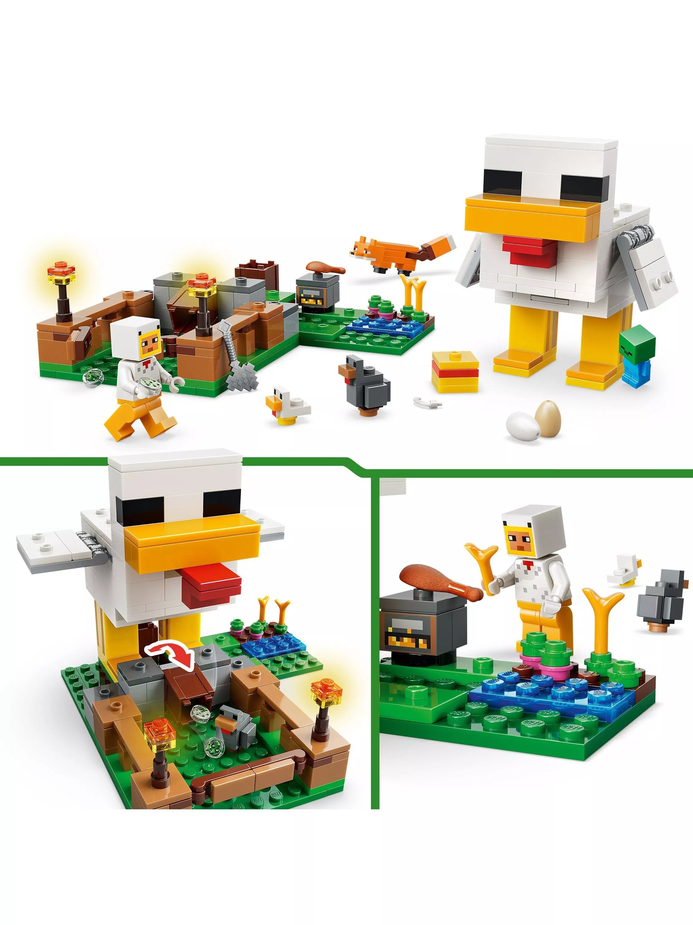 LEGO Minecraft Chicken Farm building toy (British brand)