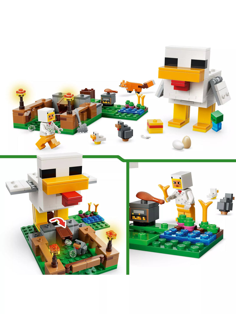 LEGO Minecraft Chicken Farm building toy (British brand)