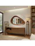 Yearn wall mirror walnut oval 120x80cm - British product