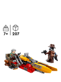 LEGO Star Wars The Mandalorian speeder building toy 207 pieces - British product
