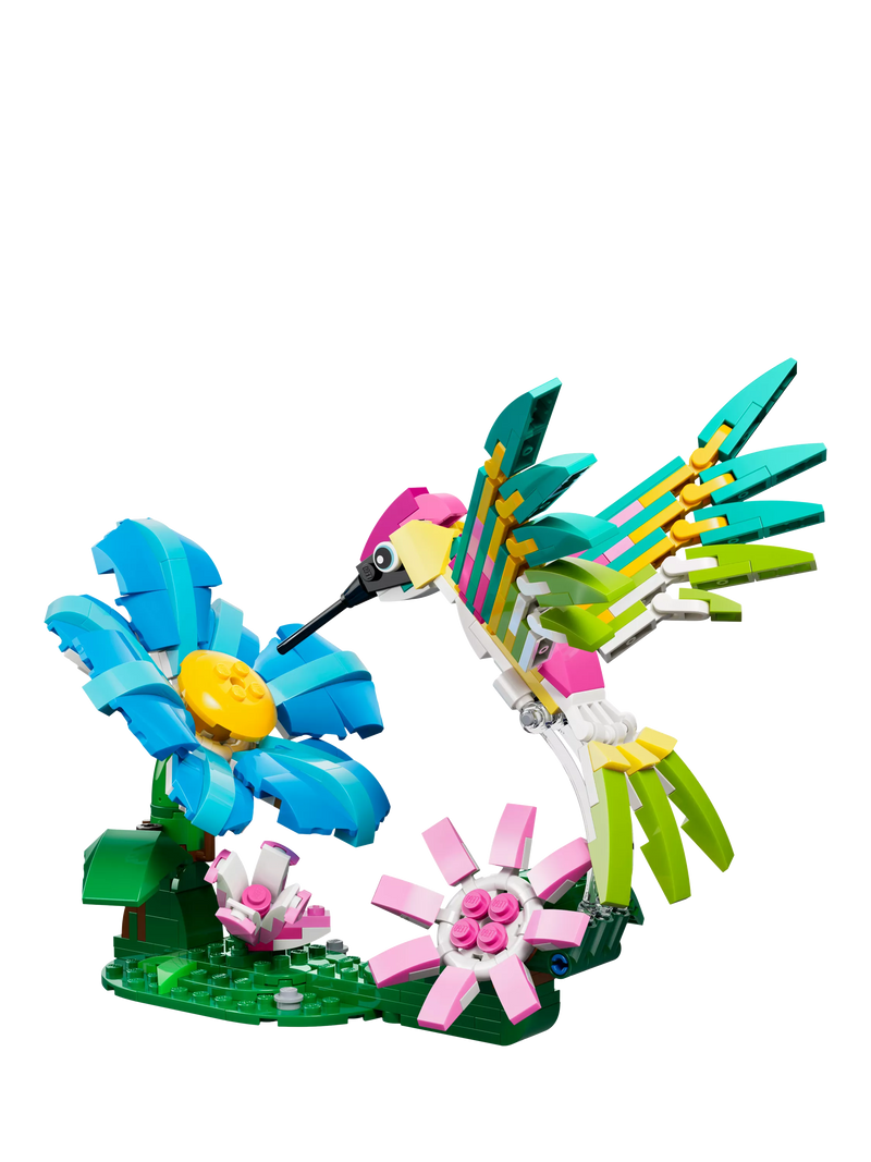 LEGO Creator 3-in-1 hummingbird building toy 312-piece set, imported from the UK