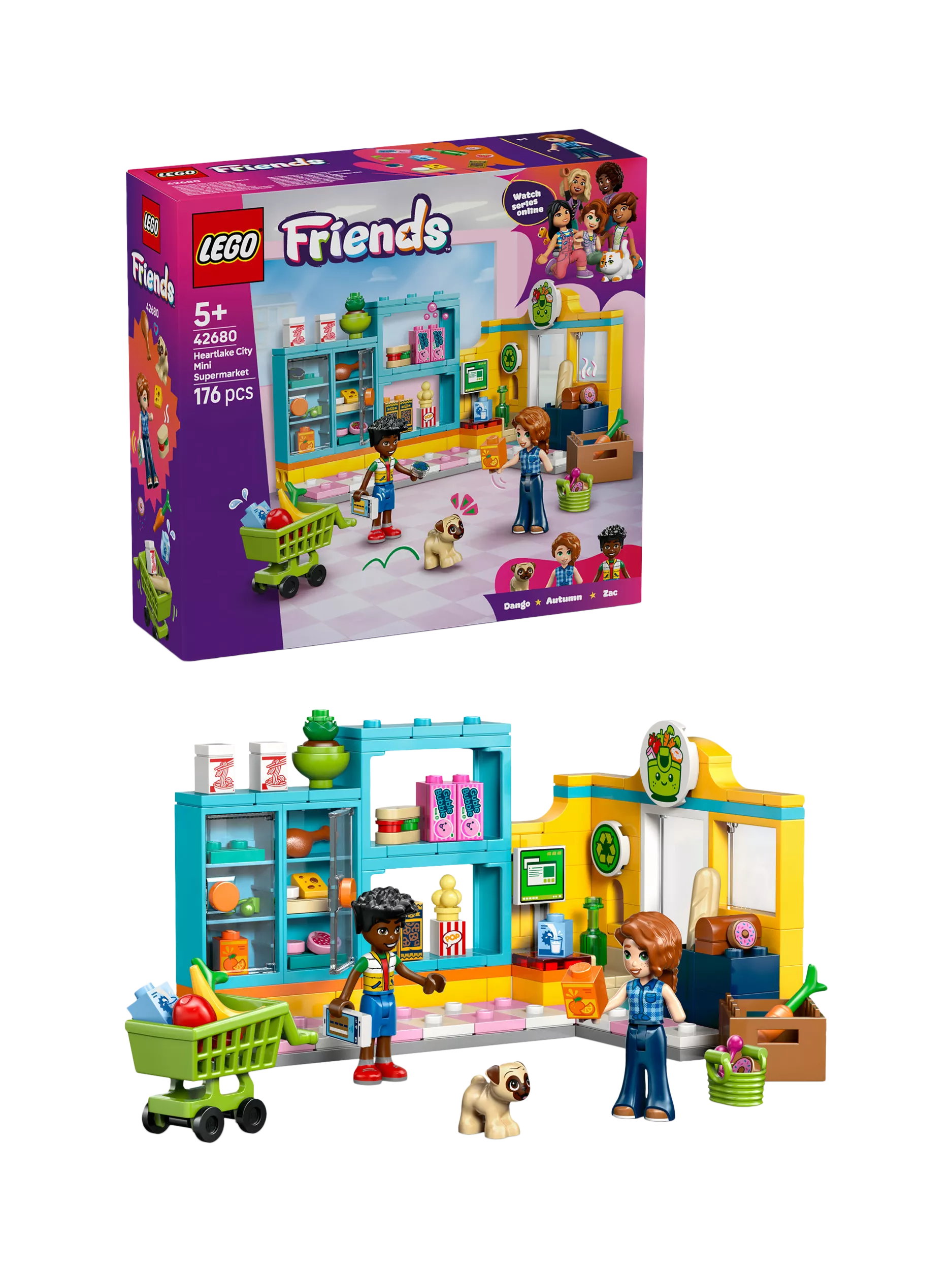LEGO Friends Heartlake City Mini Supermarket toy set 176 pieces (British brand)