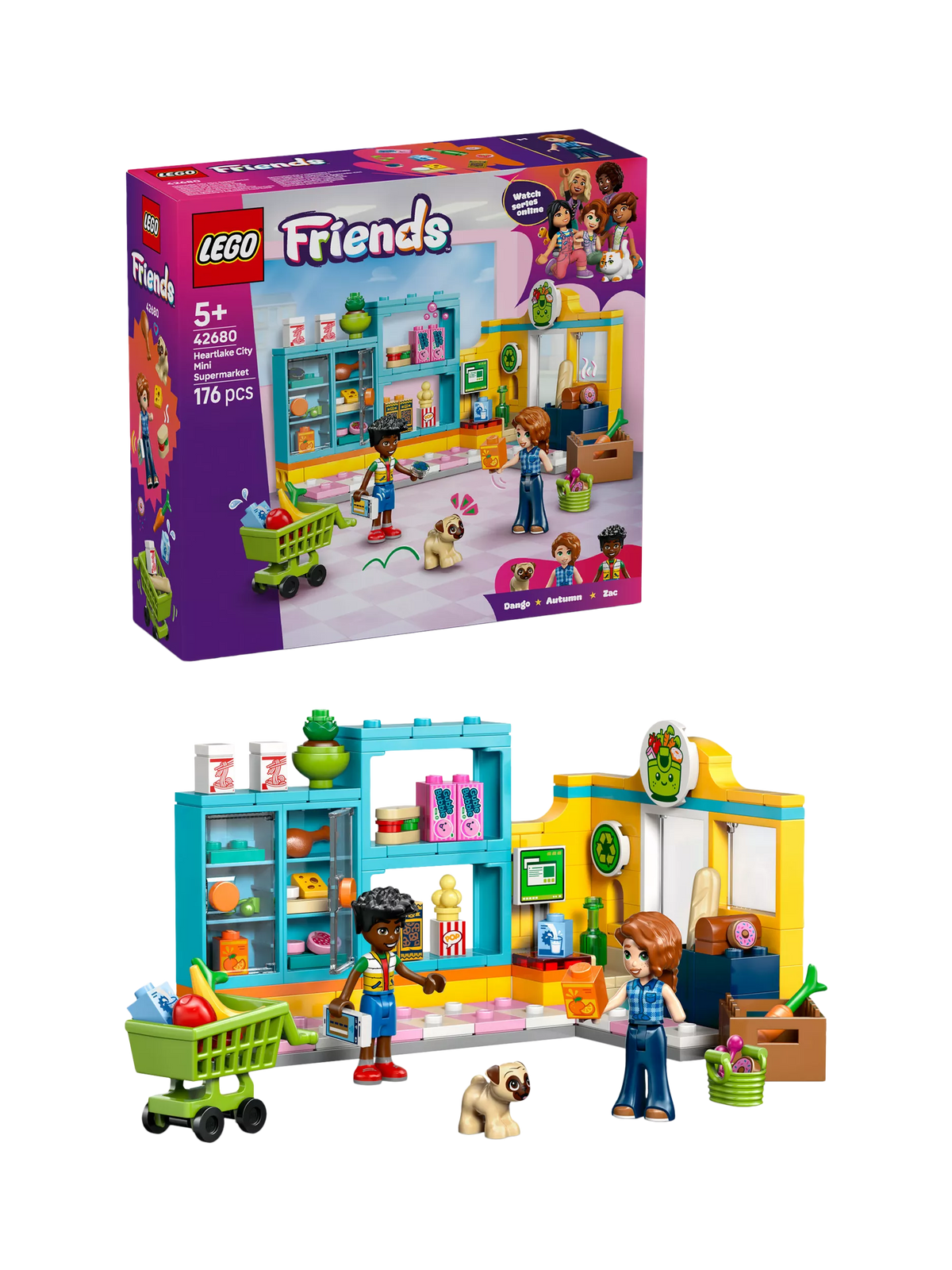 LEGO Friends Heartlake City Mini Supermarket toy set 176 pieces (British brand)