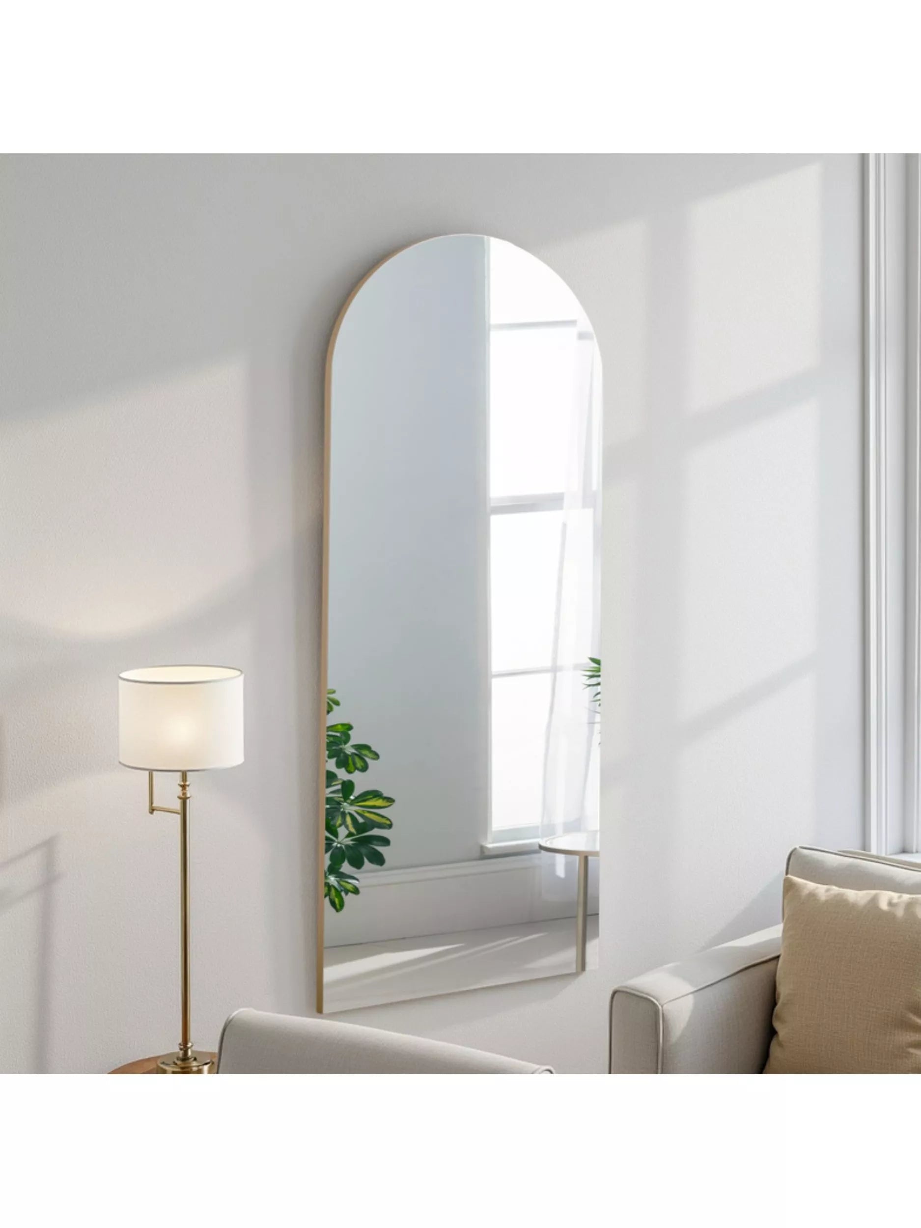 Yearn Delicacy Tall Arched Full-Length Mirror, 170 x 70cm
